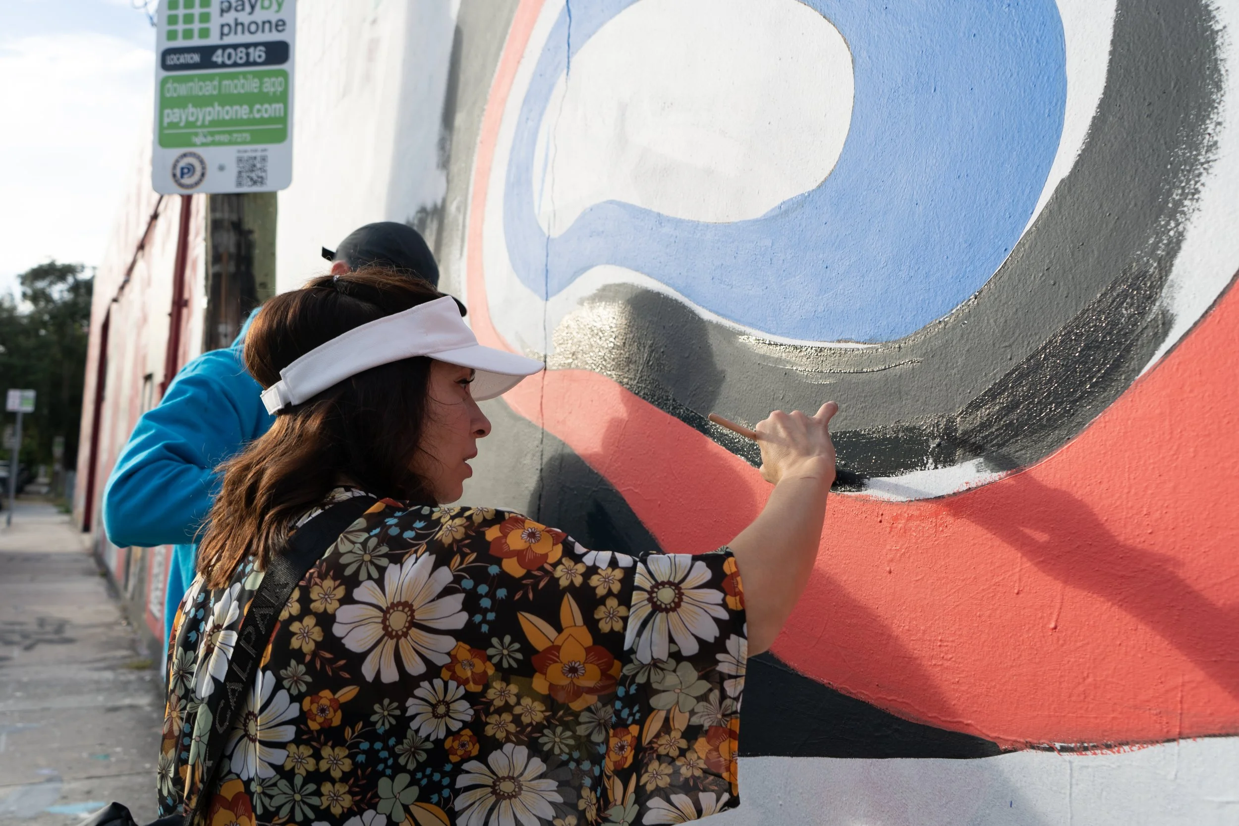 Cool Cats Mural by Roc Sol and Project Roadmap with Clon Swickie Dee Perez Robin Hood Art Basel 2023