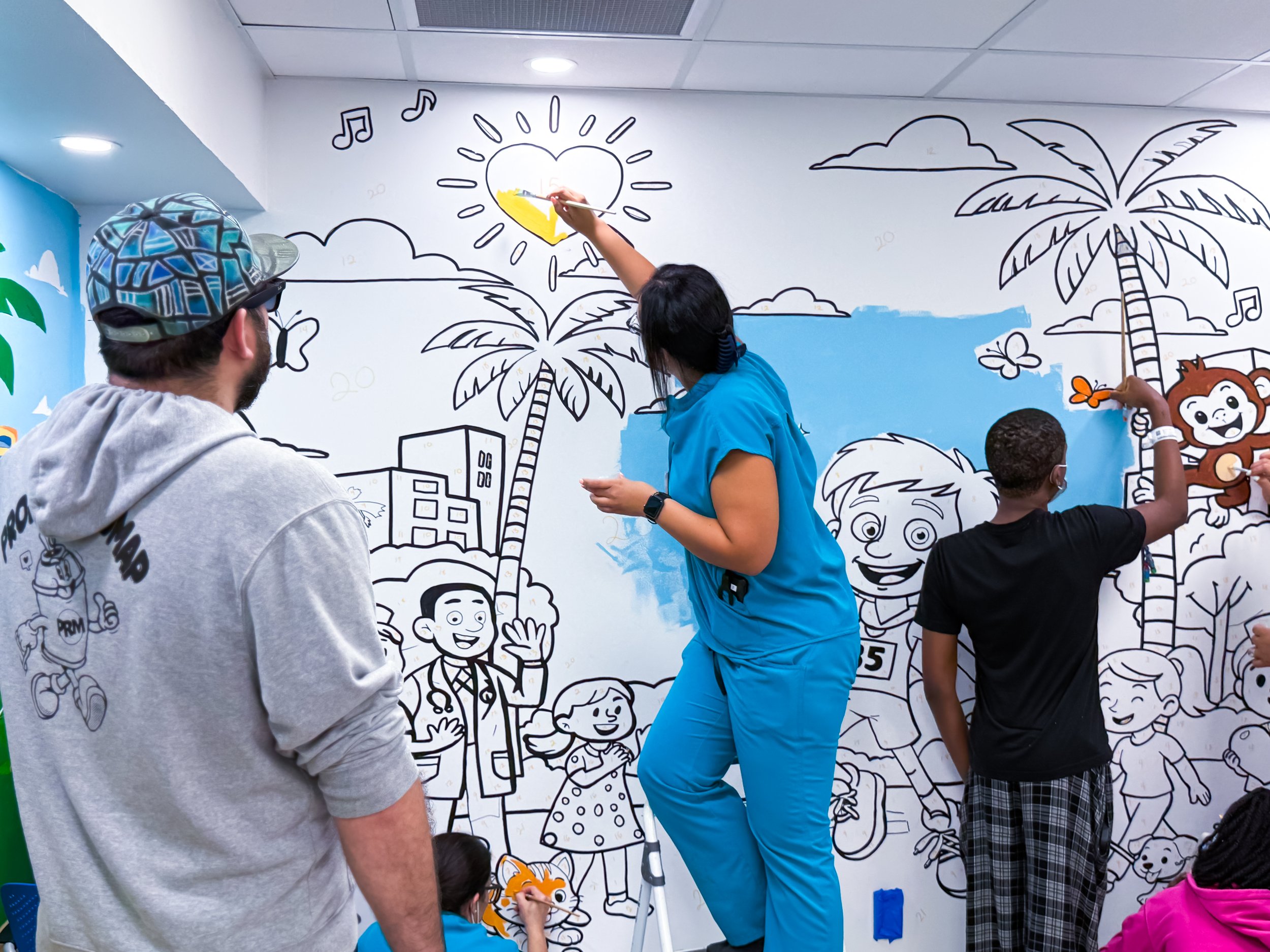 Paint by Numbers by Project Roadmap with Roc Sol Miss Lushy and Dee Perez for Sebastian Strong Foundation and Leadership Miami Mural39.jpg