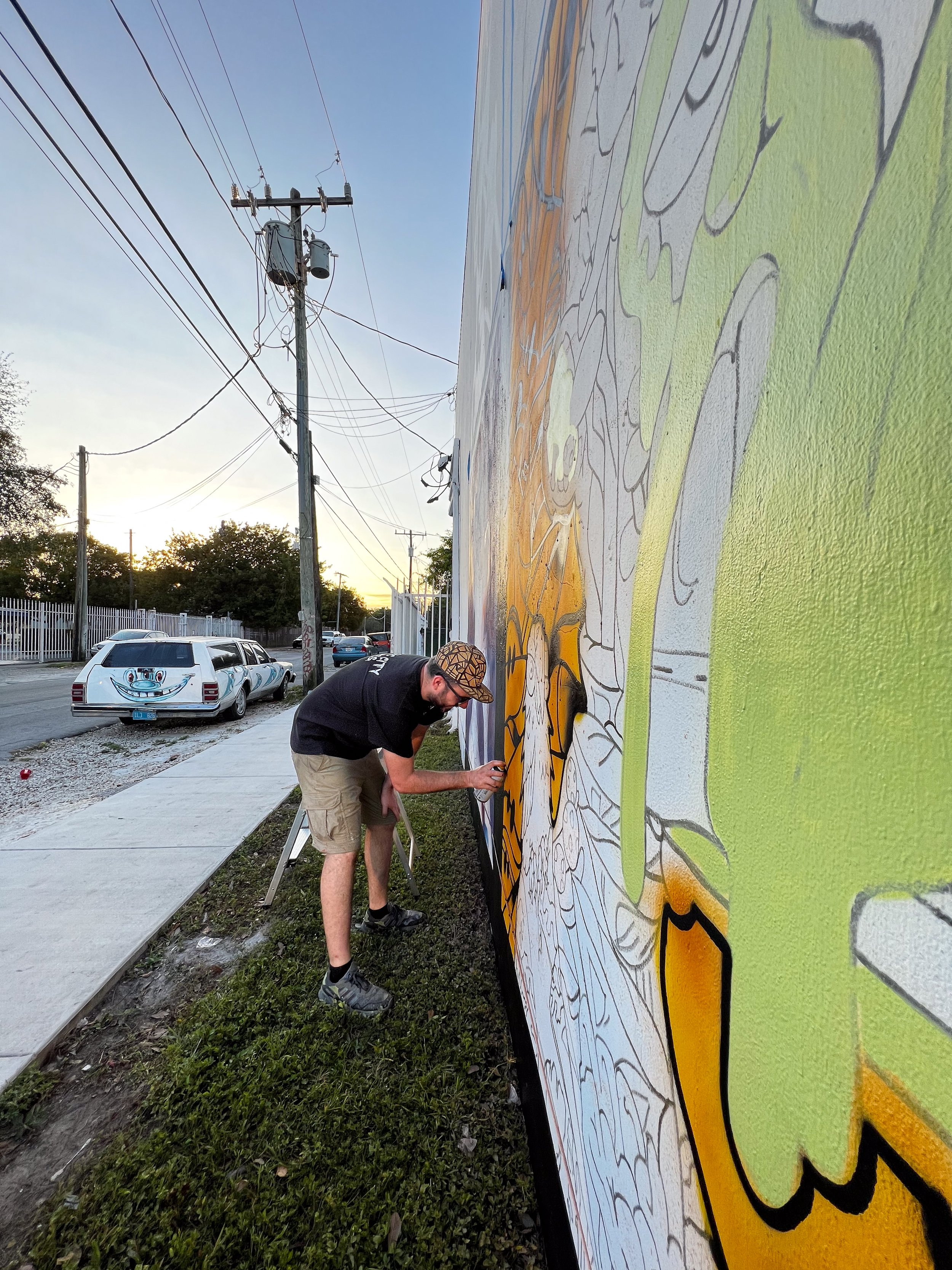 Bored Ape Wall of Fame Mural in Miami by Roc Sol Wynwood Allapattah - BAYC Mural in Miami