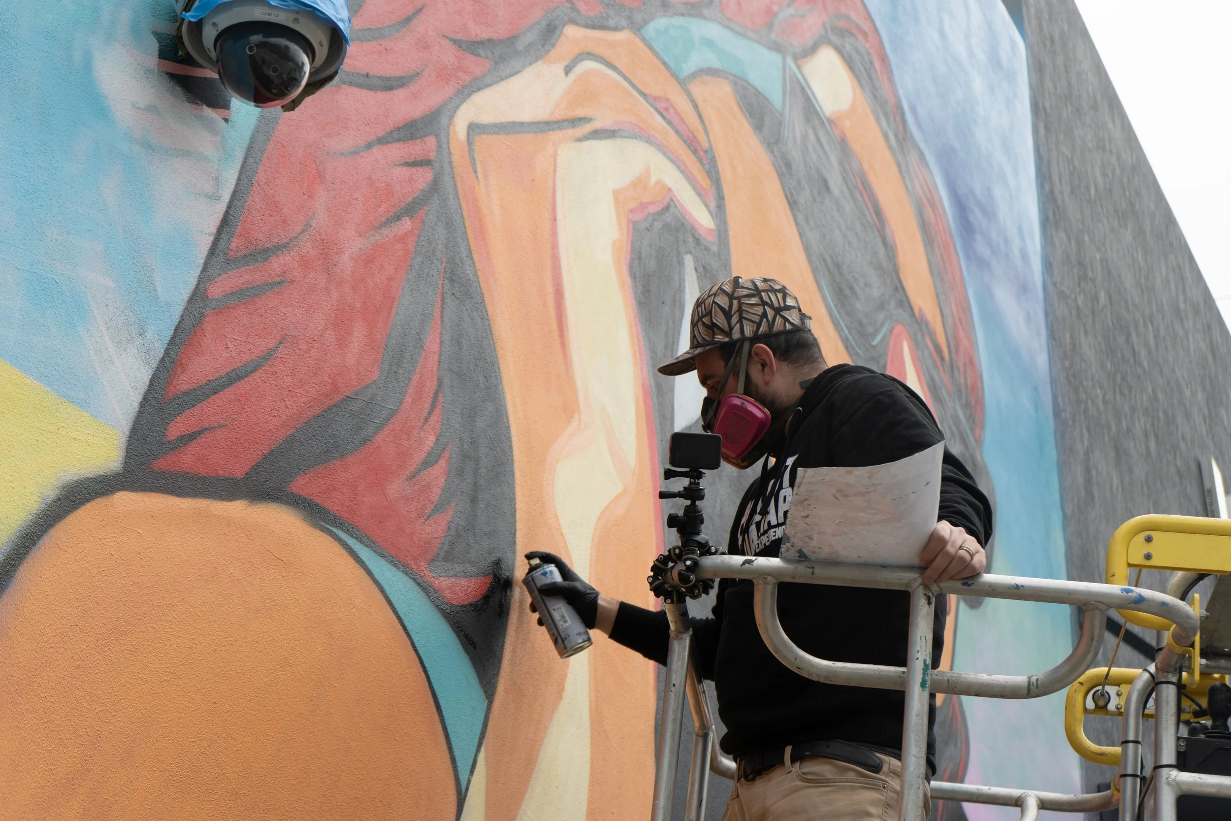 Verizon Wynwood Midtown Miami Mural by Roc Sol, Dennis Perez and Project Roadmap Murals - Miami Mural Team, Wynwood Murals