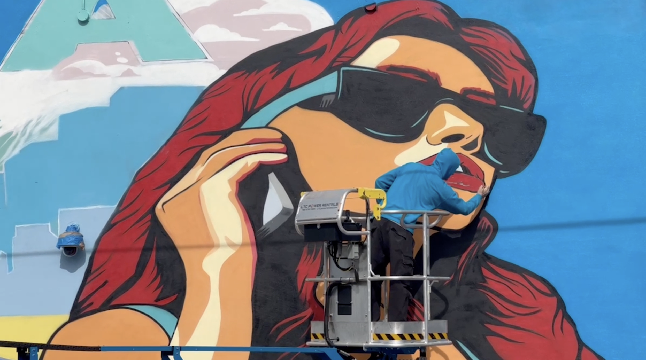 Verizon Wynwood Midtown Miami Mural by Roc Sol, Dennis Perez and Project Roadmap Murals - Miami Mural Team, Wynwood Murals