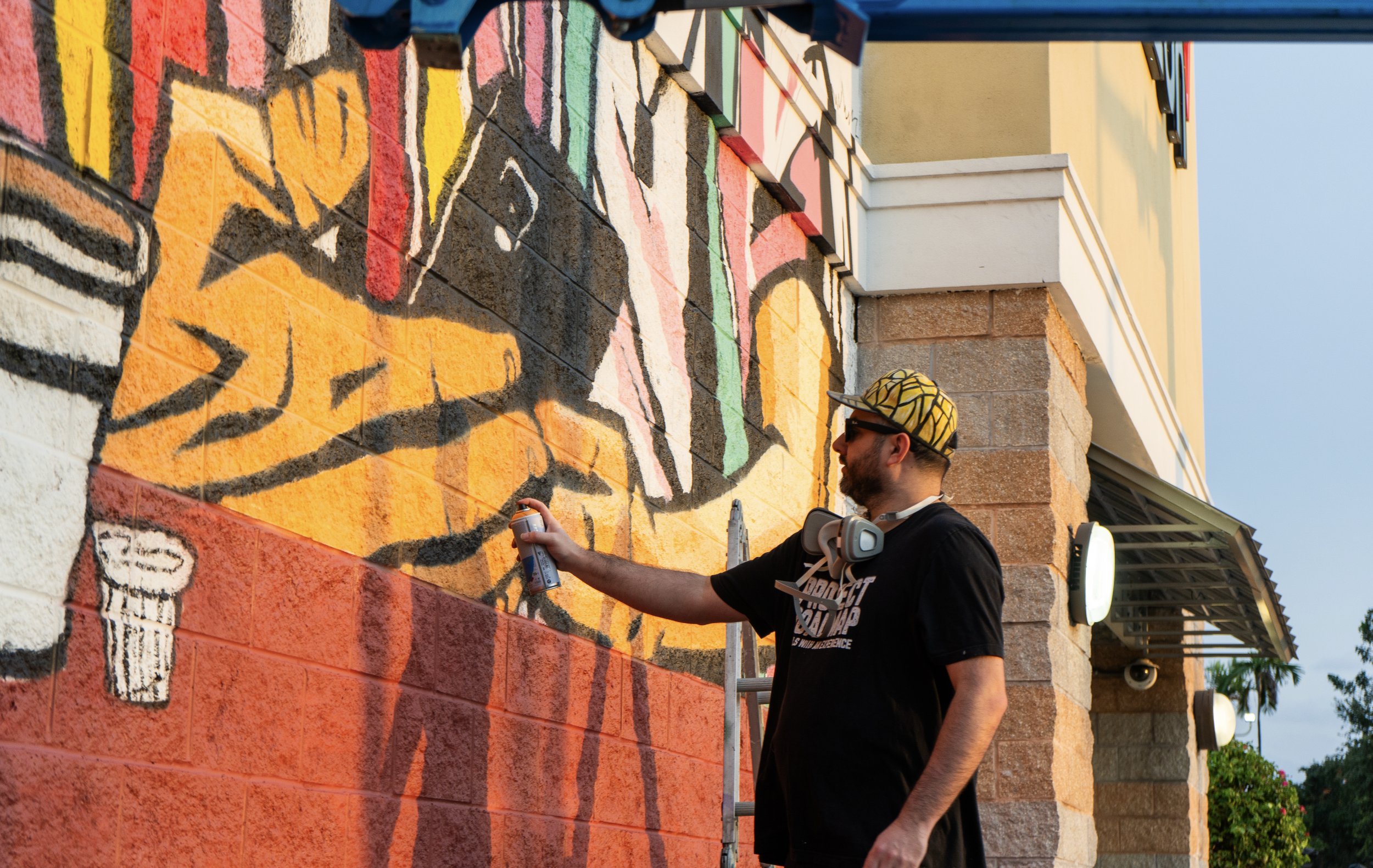 Verizon Hialeah Mural by Miss Lushy, Roc Sol, Dennis Perez and Project Roadmap Murals - Miami Mural Team, Hialeah Murals