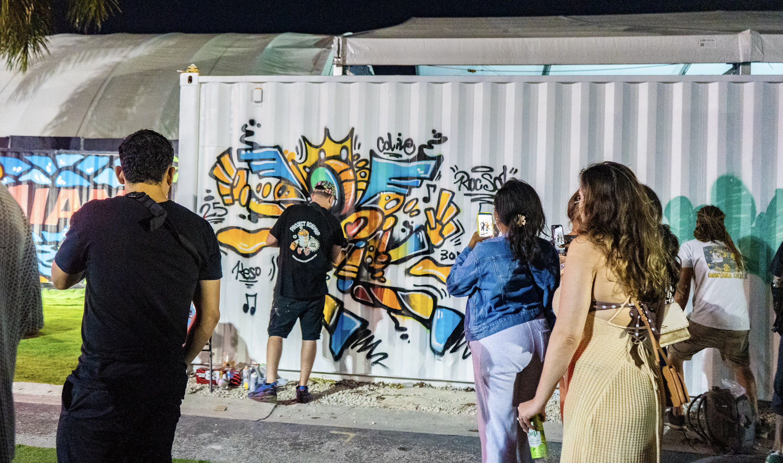 Hive Wynwood 2025 with Verizon, Roc Sol, Dee Perez, Miss Lushy and Project Roadmap Murals