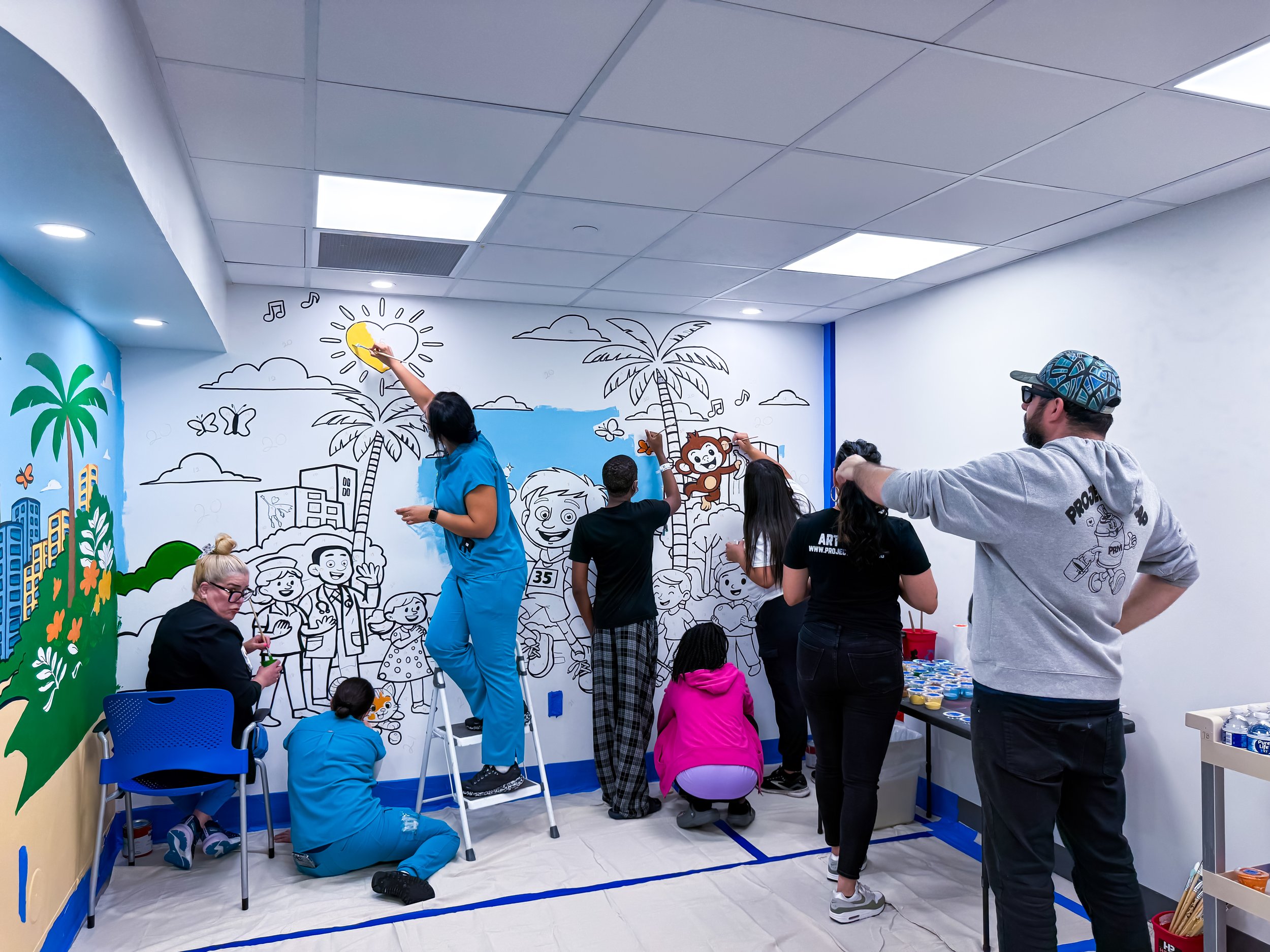 Paint by Numbers by Project Roadmap with Roc Sol Miss Lushy and Dee Perez for Sebastian Strong Foundation and Leadership Miami Mural41.jpg