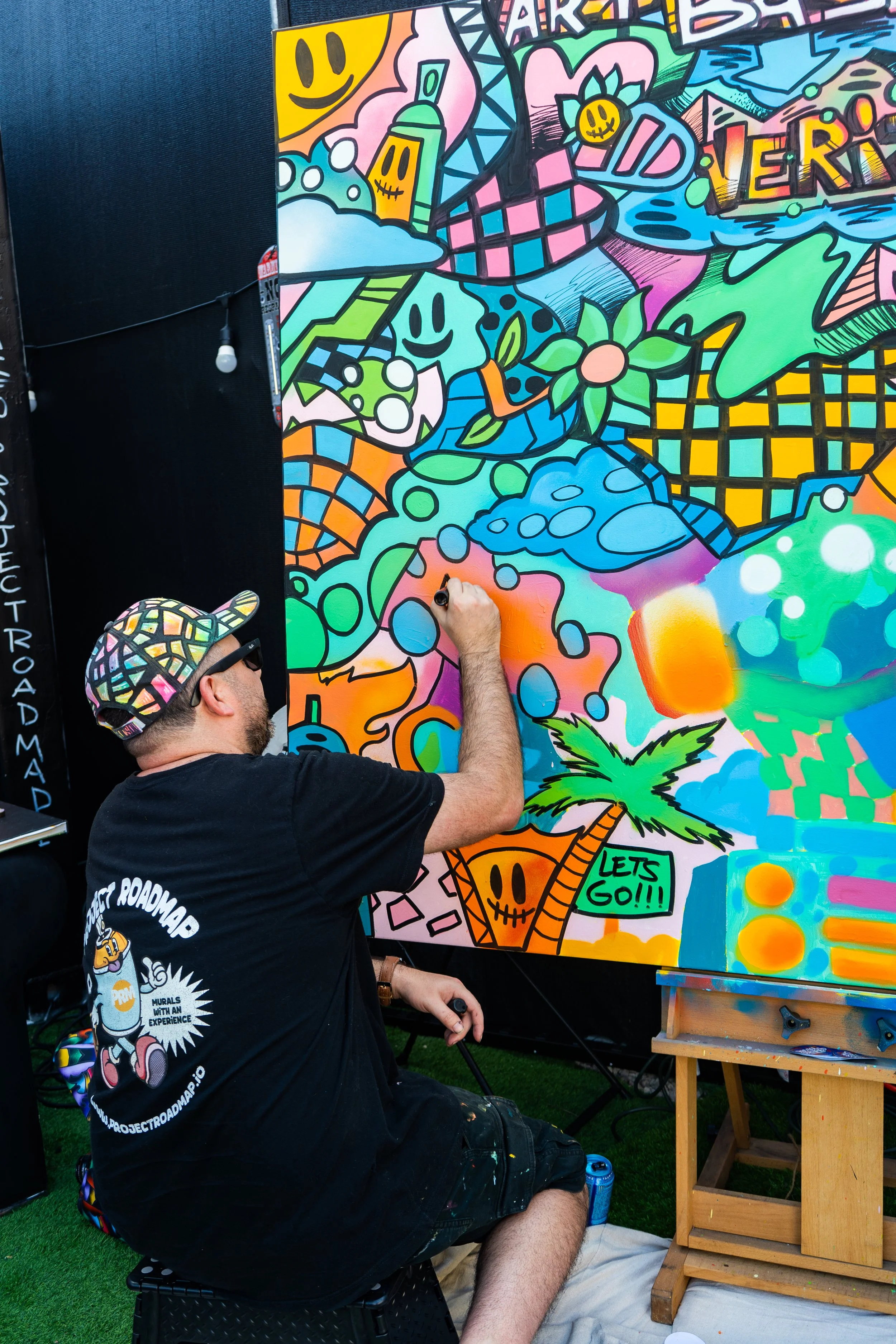 Hive Wynwood 2025 with Verizon, Roc Sol, Dee Perez, Miss Lushy and Project Roadmap Murals
