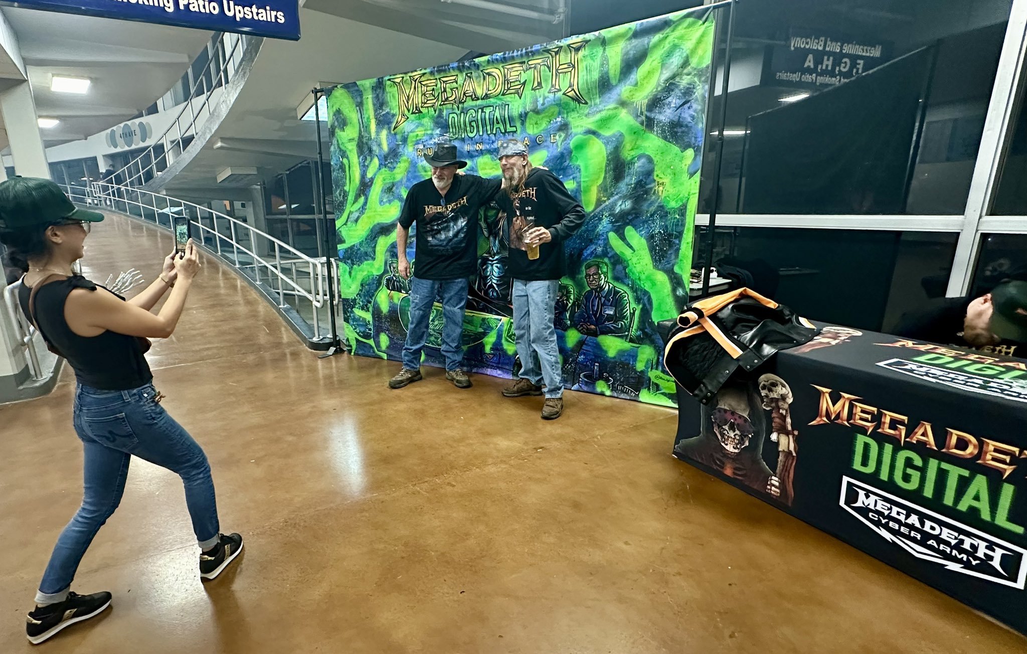 Megadeth Destroy All Enemies Tour - Roc Sol VIP Mural Banner - Megadeth Digital - DAE Tour - Roc Sol Artist
