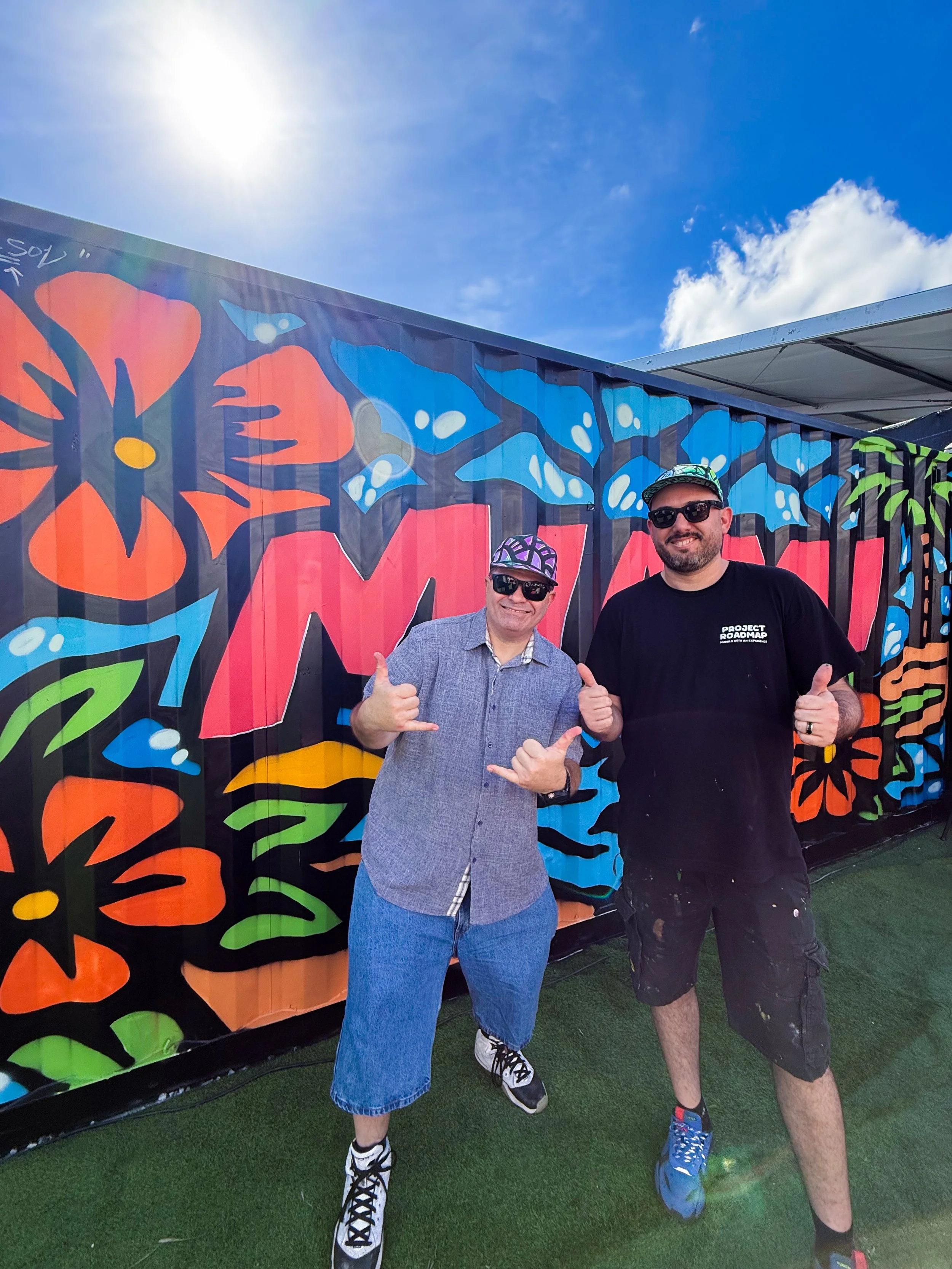 Hive Wynwood 2025 with Verizon, Roc Sol, and Project Roadmap Murals