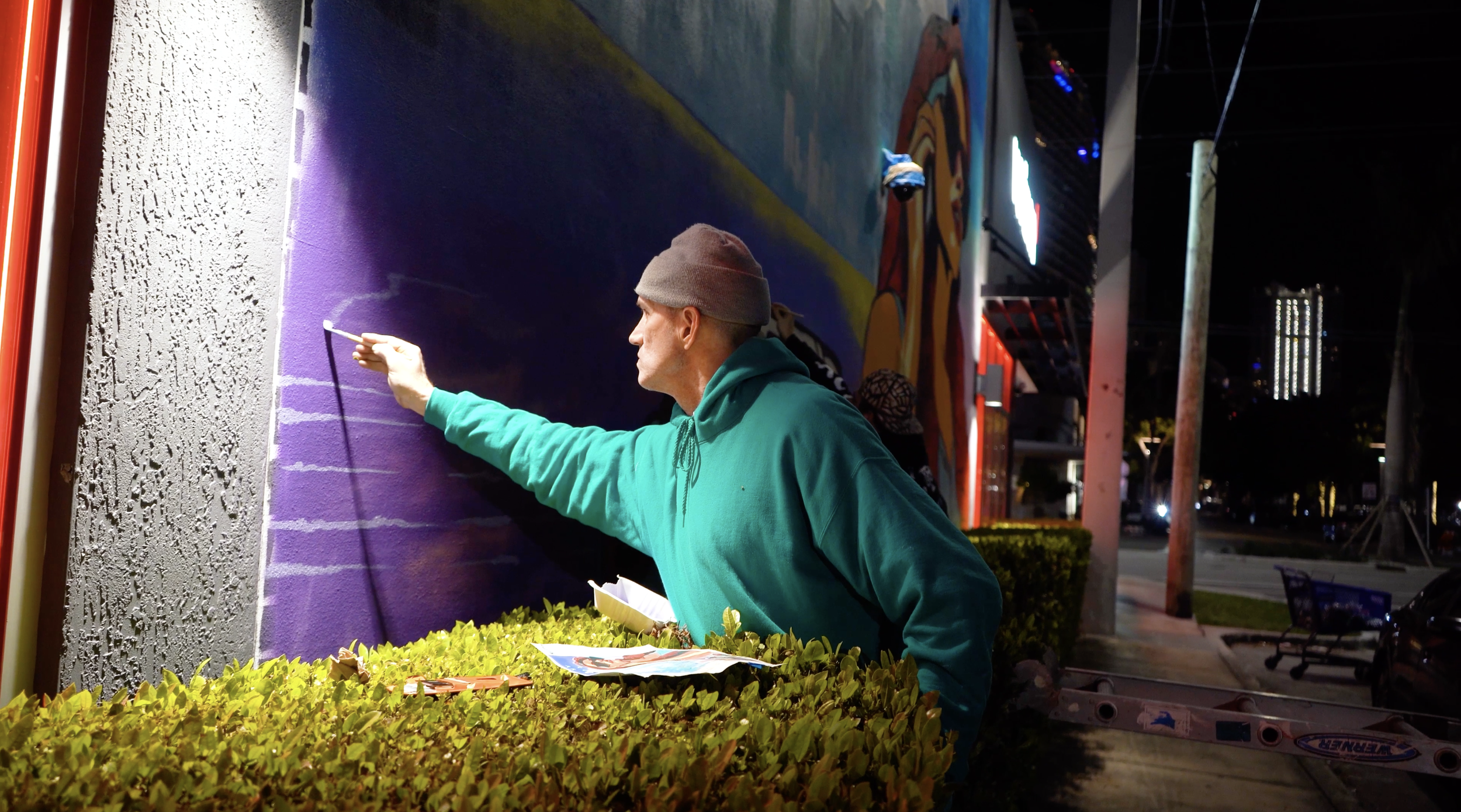 Verizon Wynwood Midtown Miami Mural by Roc Sol, Dennis Perez and Project Roadmap Murals - Miami Mural Team, Wynwood Murals