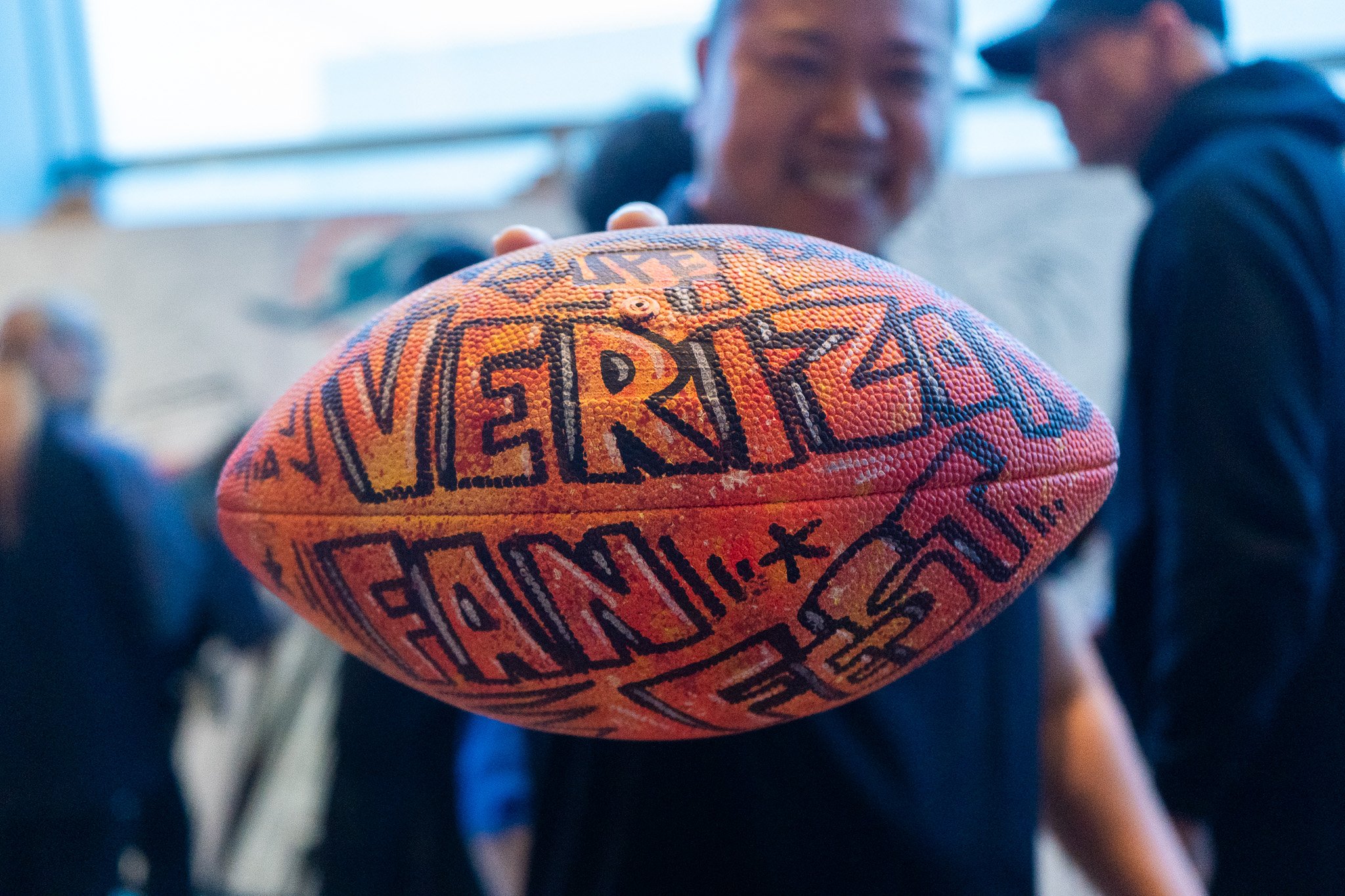 Paint by Numbers mural experience in Miami for the Super Bowl LIX Verizon FanFest Miami Dolphins by Roc Sol Project Roadmap Dee Perez Miss Lushy Miami muralist artist
