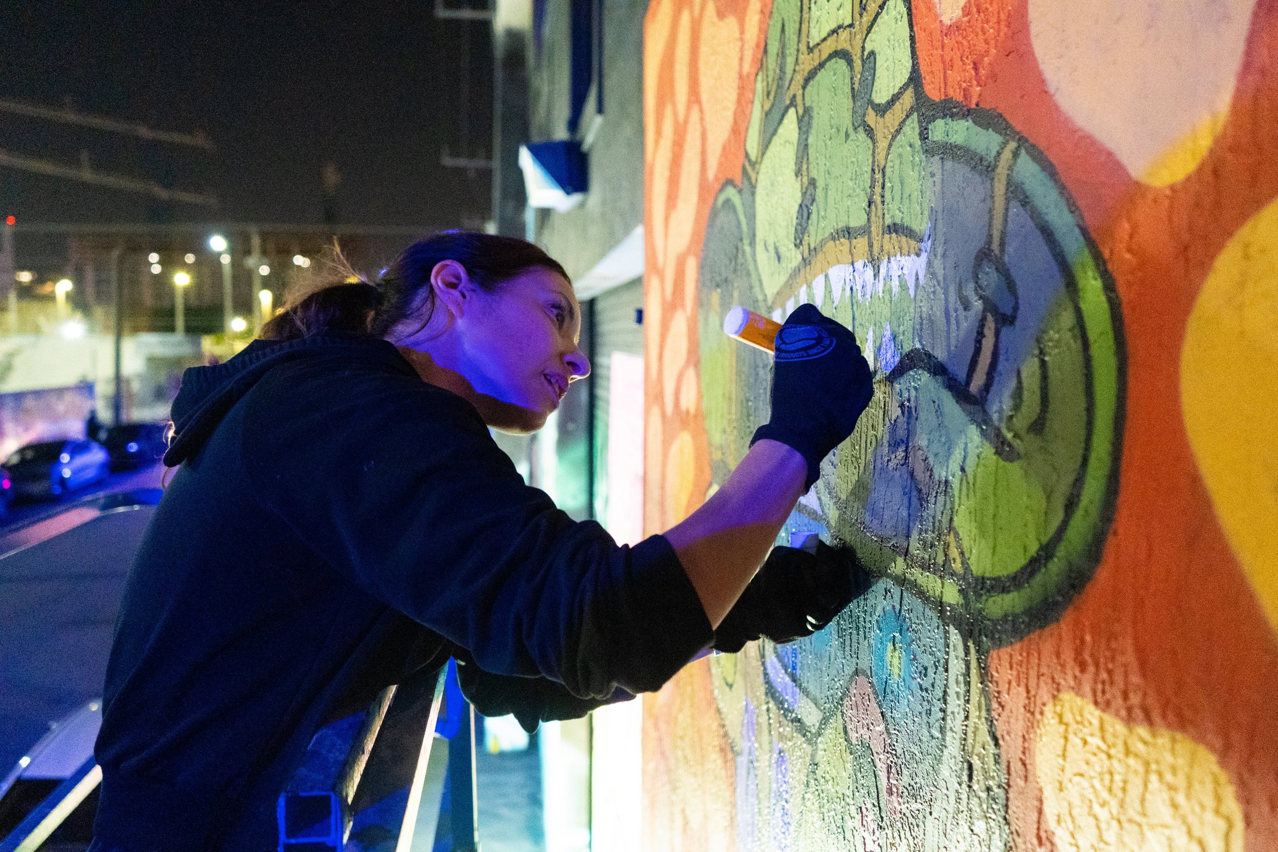 Otherblock Miami 2022 at Fun Dimension Mural in Wynwood by Roc Sol Swickie Dee Perez 