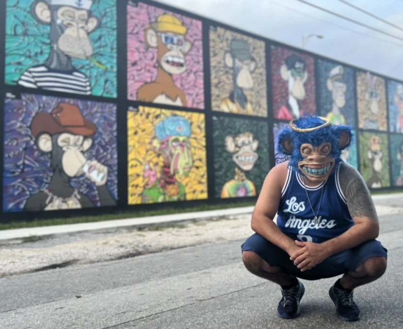Bored Ape Wall of Fame Mural in Miami by Roc Sol Wynwood Allapattah - BAYC Mural in Miami