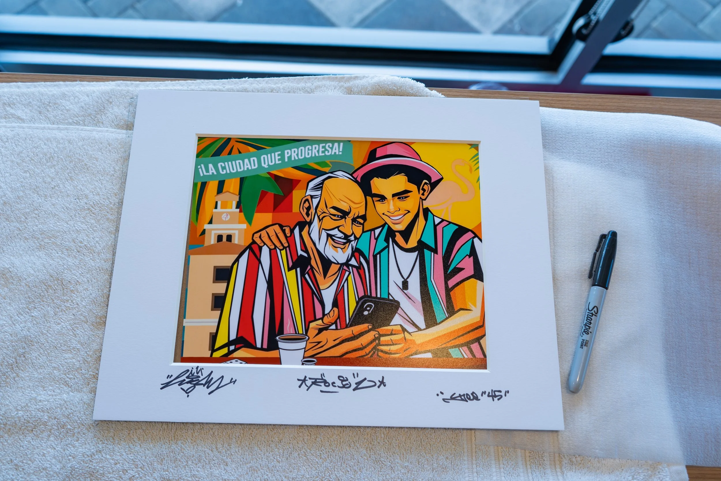 Verizon Hialeah Mural by Miss Lushy, Roc Sol, Dennis Perez and Project Roadmap Murals - Miami Mural Team, Hialeah Murals