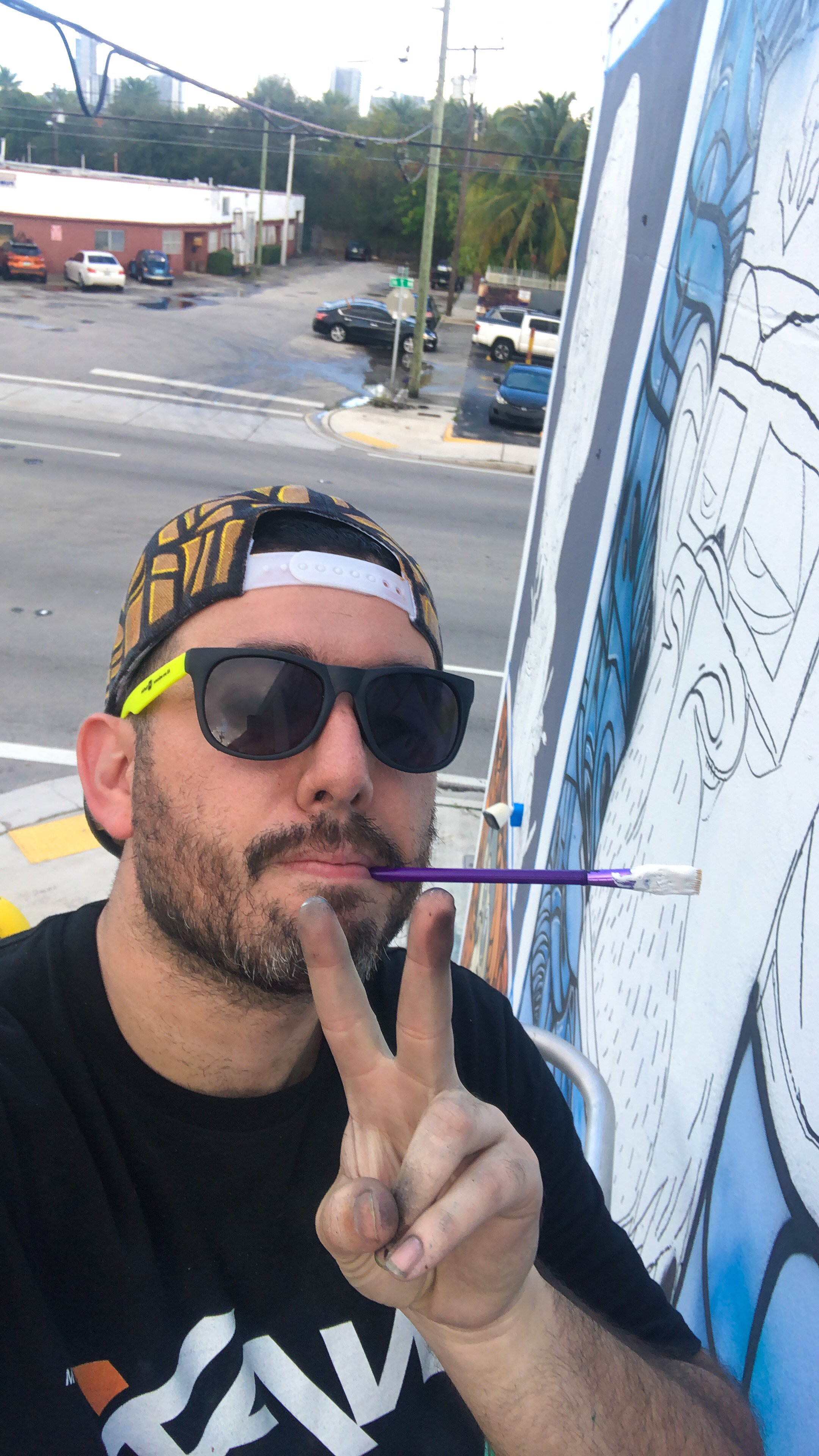 Bored Ape Wall of Fame Mural in Miami by Roc Sol Wynwood Allapattah - BAYC Mural in Miami