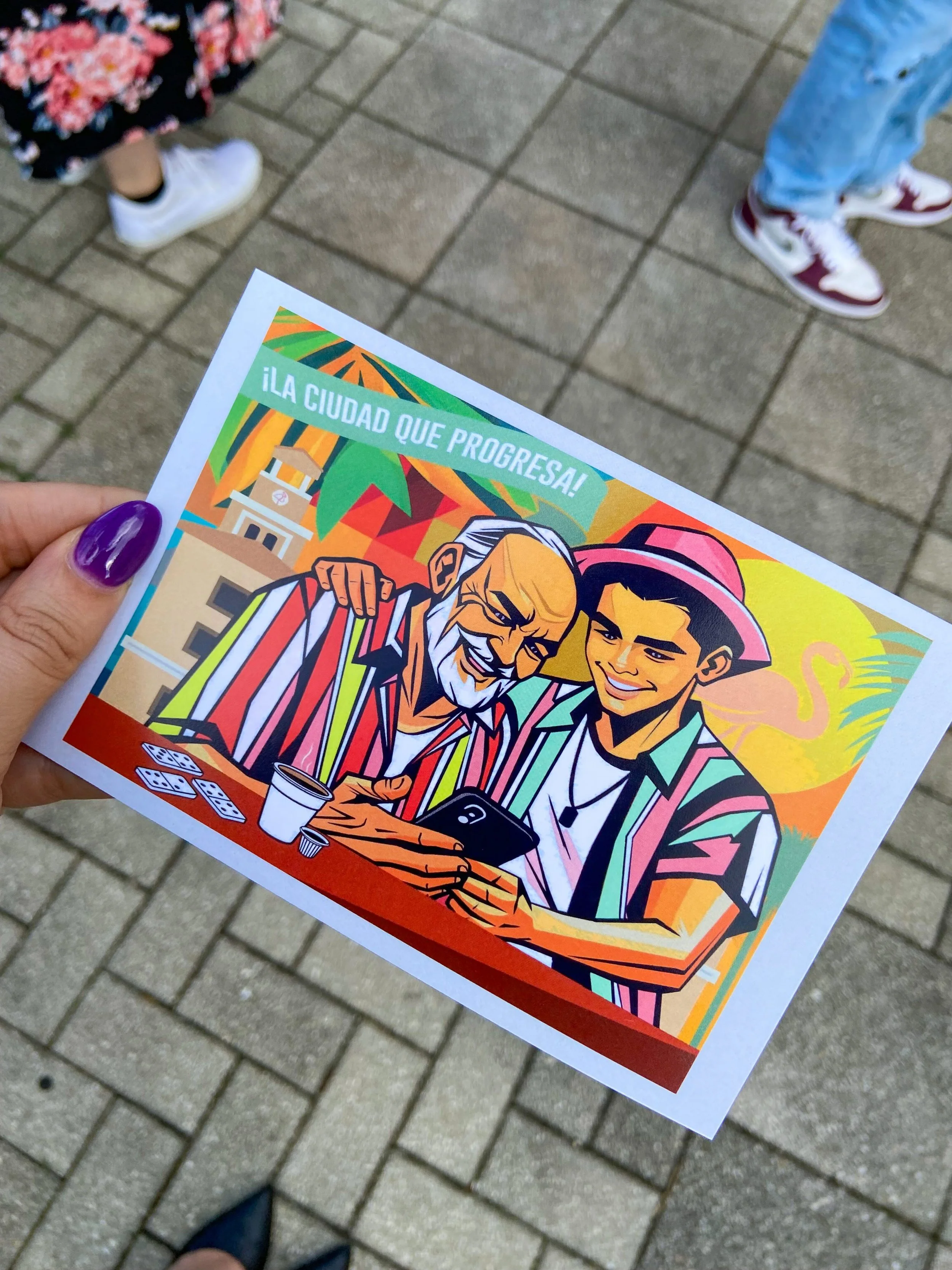 Verizon Hialeah Mural by Miss Lushy, Roc Sol, Dennis Perez and Project Roadmap Murals - Miami Mural Team, Hialeah Murals