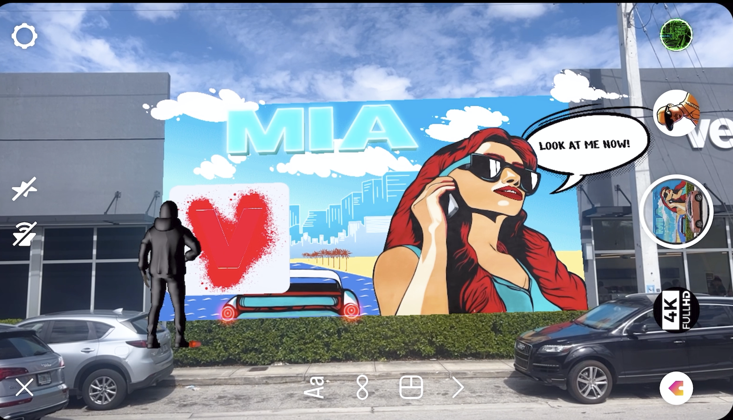 Verizon Wynwood Midtown Miami Mural by Roc Sol, Dennis Perez and Project Roadmap Murals - Miami Mural Team, Wynwood Murals