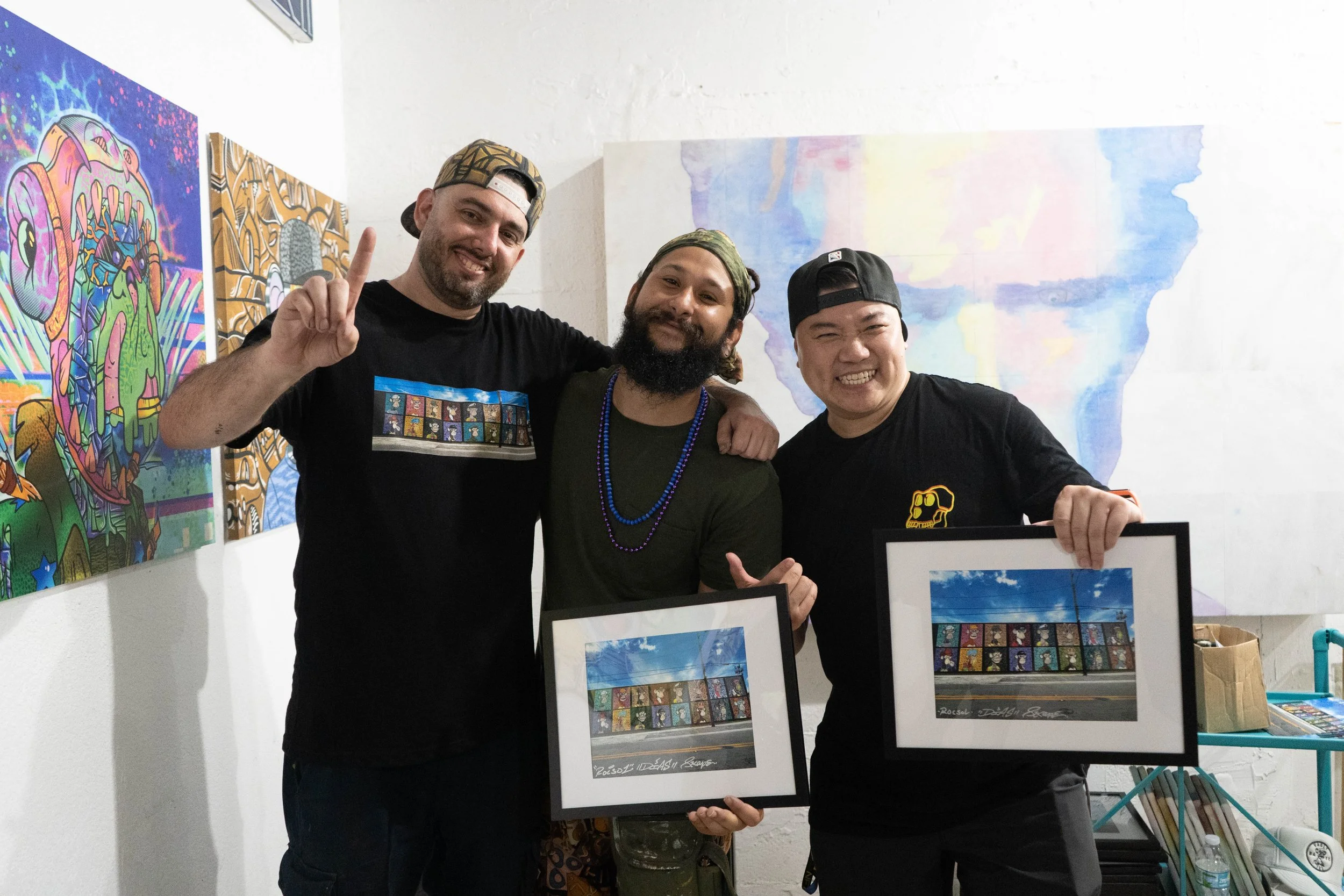 Bored Ape Wall of Fame Mural in Miami by Roc Sol Wynwood Allapattah - BAYC Mural in Miami