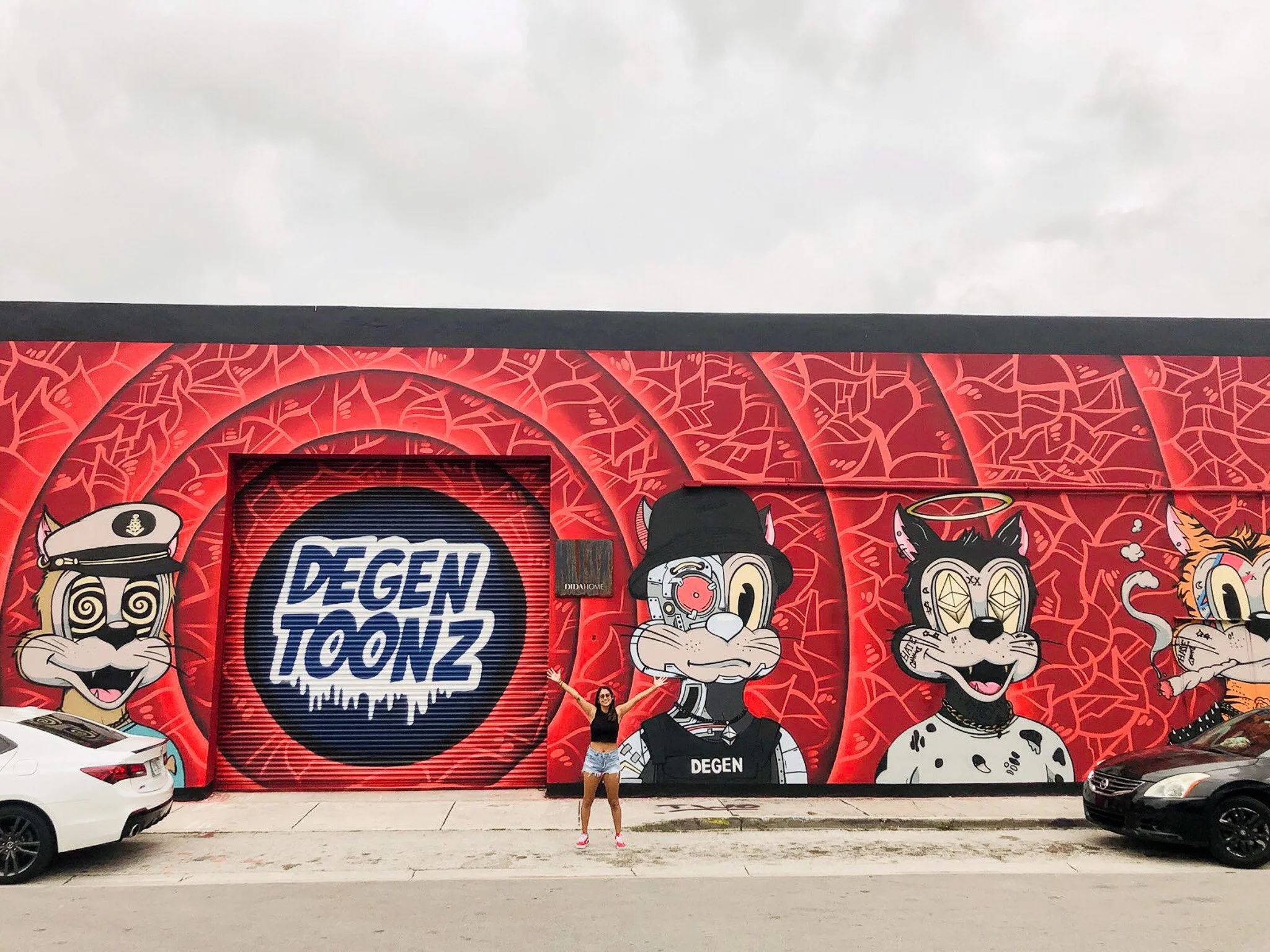 Degen Toonz Wynwood Midtown Miami Mural by Roc Sol and Project Roadmap Murals Wynwood Walls - @rocsolmiami rocsol rocsolmiami - Toonz Anthem produced by Miami Beat Wave