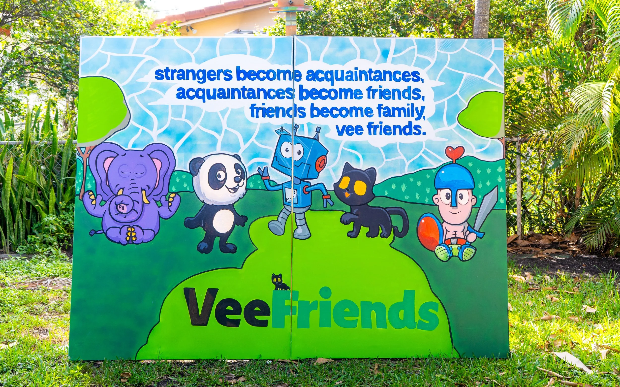 Gary Vee and Veefriends Canvas by Roc Sol - Murals by Project Roadmap