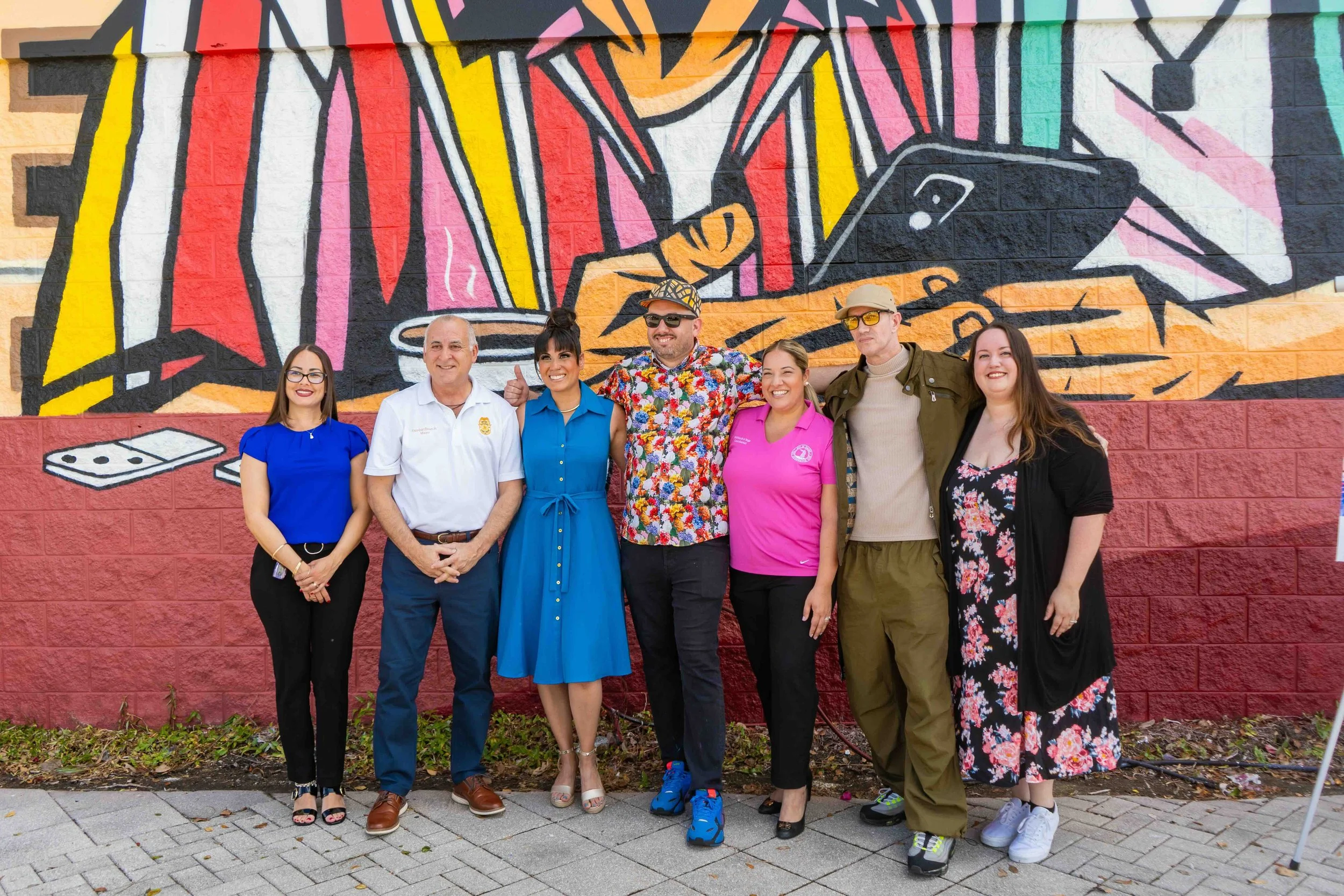 Verizon Hialeah Mural by Miss Lushy, Roc Sol, Dennis Perez and Project Roadmap Murals - Miami Mural Team, Hialeah Murals