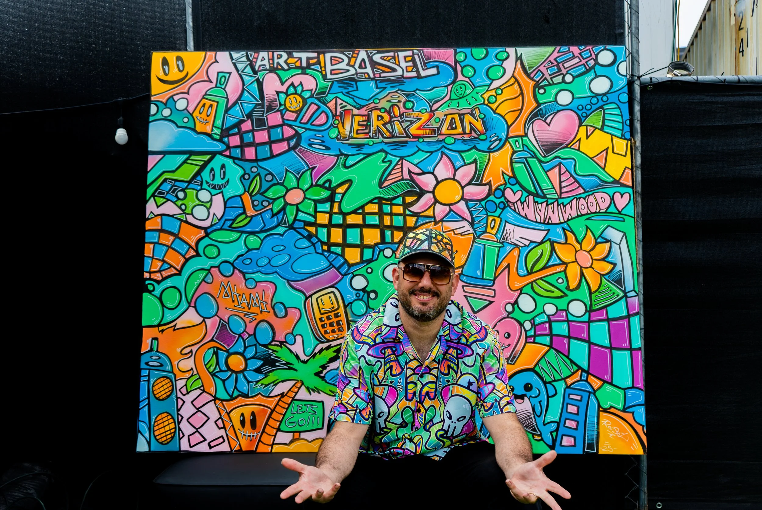 Hive Wynwood 2025 with Verizon, Roc Sol, Dee Perez, Miss Lushy and Project Roadmap Murals