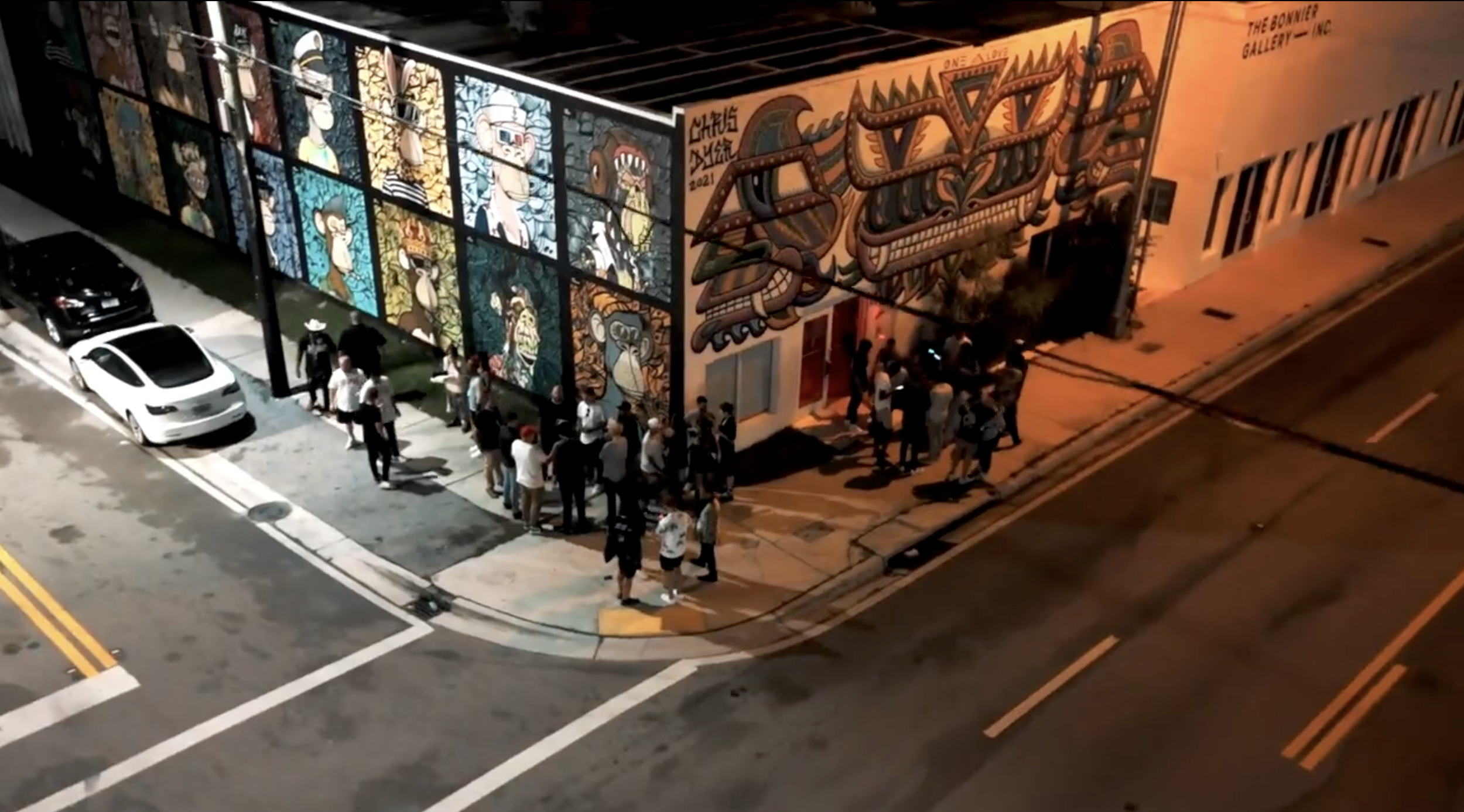 Bored Ape Wall of Fame Mural in Miami by Roc Sol Wynwood Allapattah - BAYC Mural in Miami