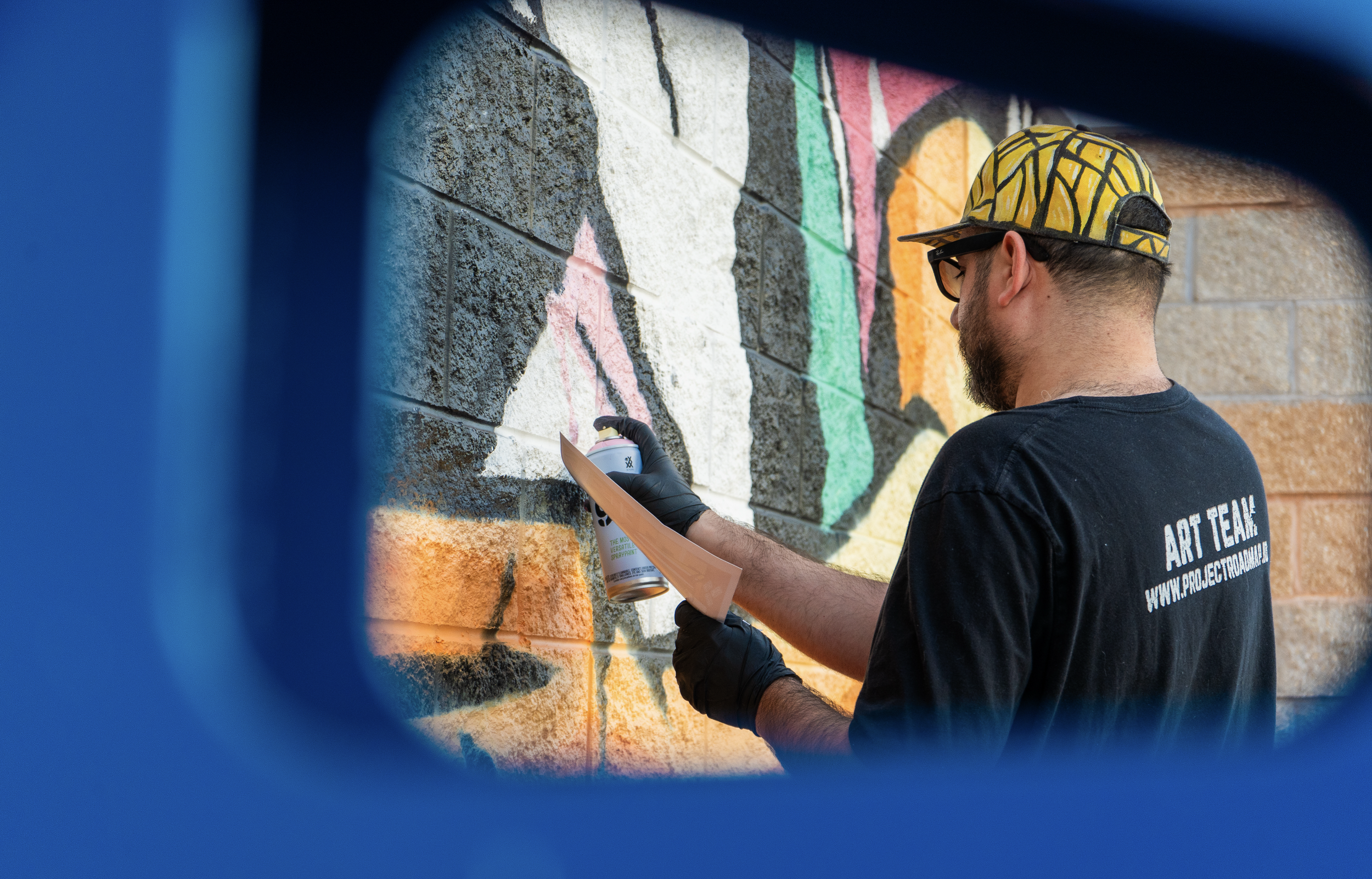 Verizon Hialeah Mural by Miss Lushy, Roc Sol, Dennis Perez and Project Roadmap Murals - Miami Mural Team, Hialeah Murals