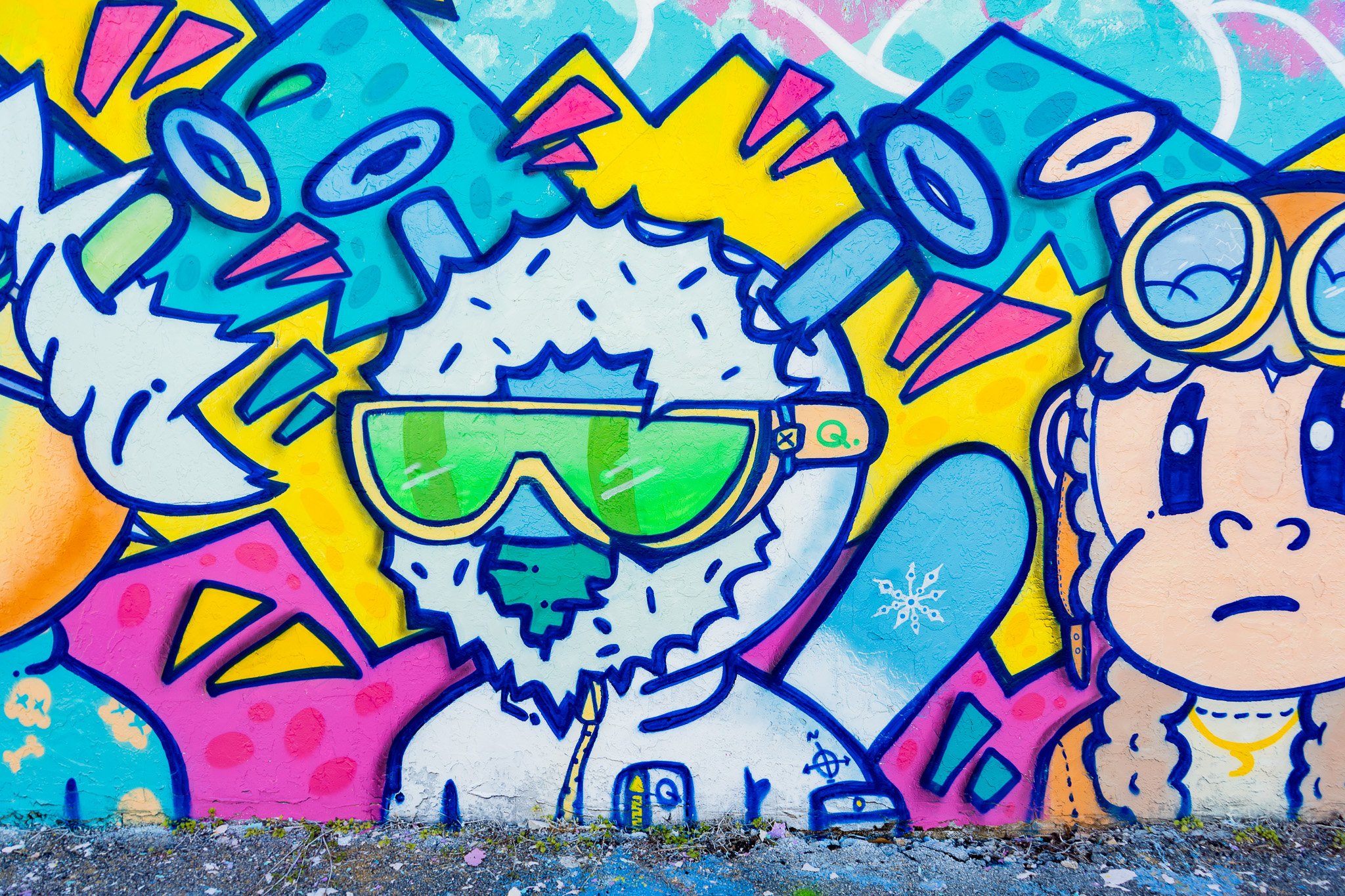 Quirkies NFT Mural in Wynwood Miami