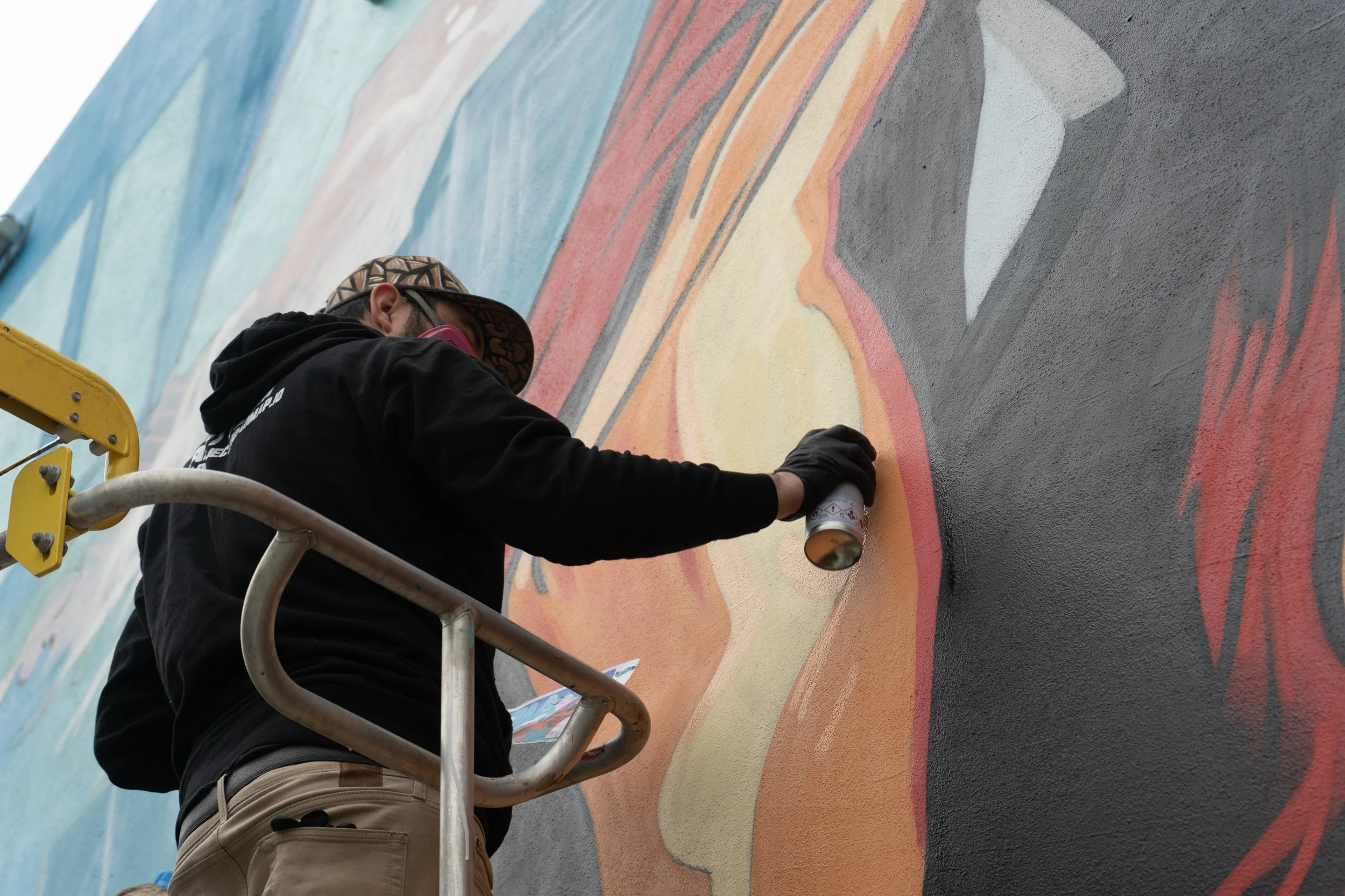 Verizon Wynwood Midtown Miami Mural by Roc Sol, Dennis Perez and Project Roadmap Murals - Miami Mural Team, Wynwood Murals