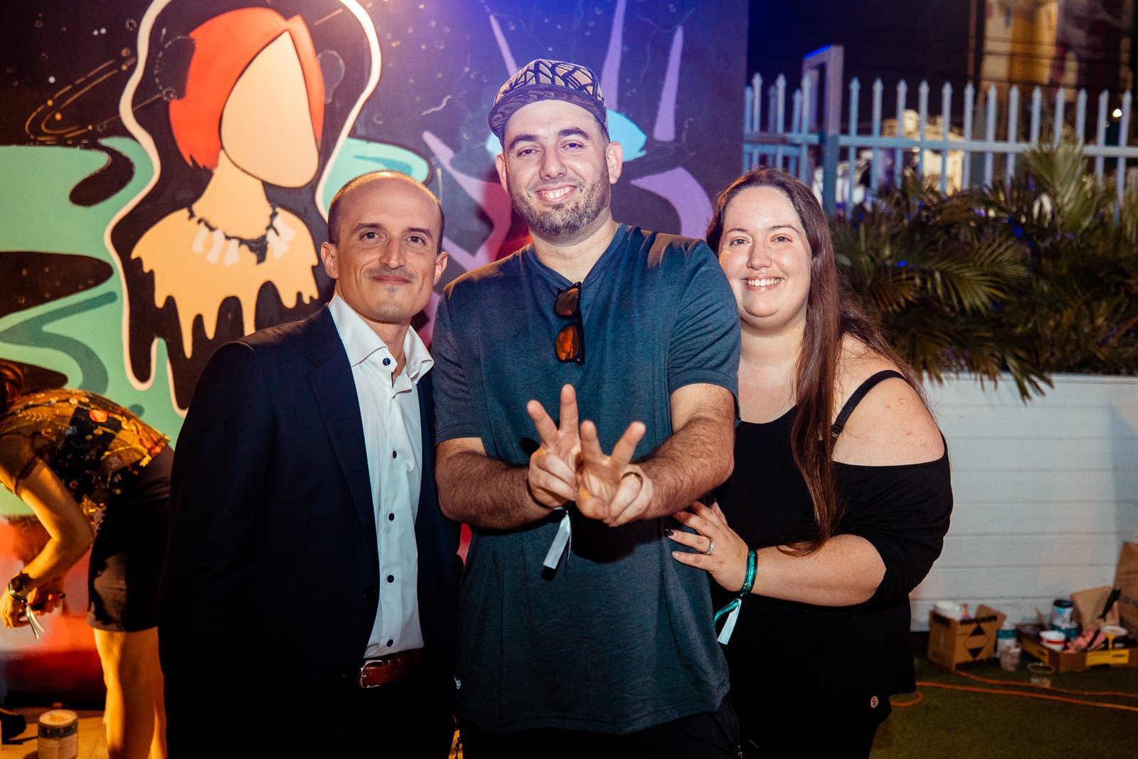 Otherblock Miami 2022 at Fun Dimension Mural in Wynwood by Roc Sol Swickie Dee Perez 