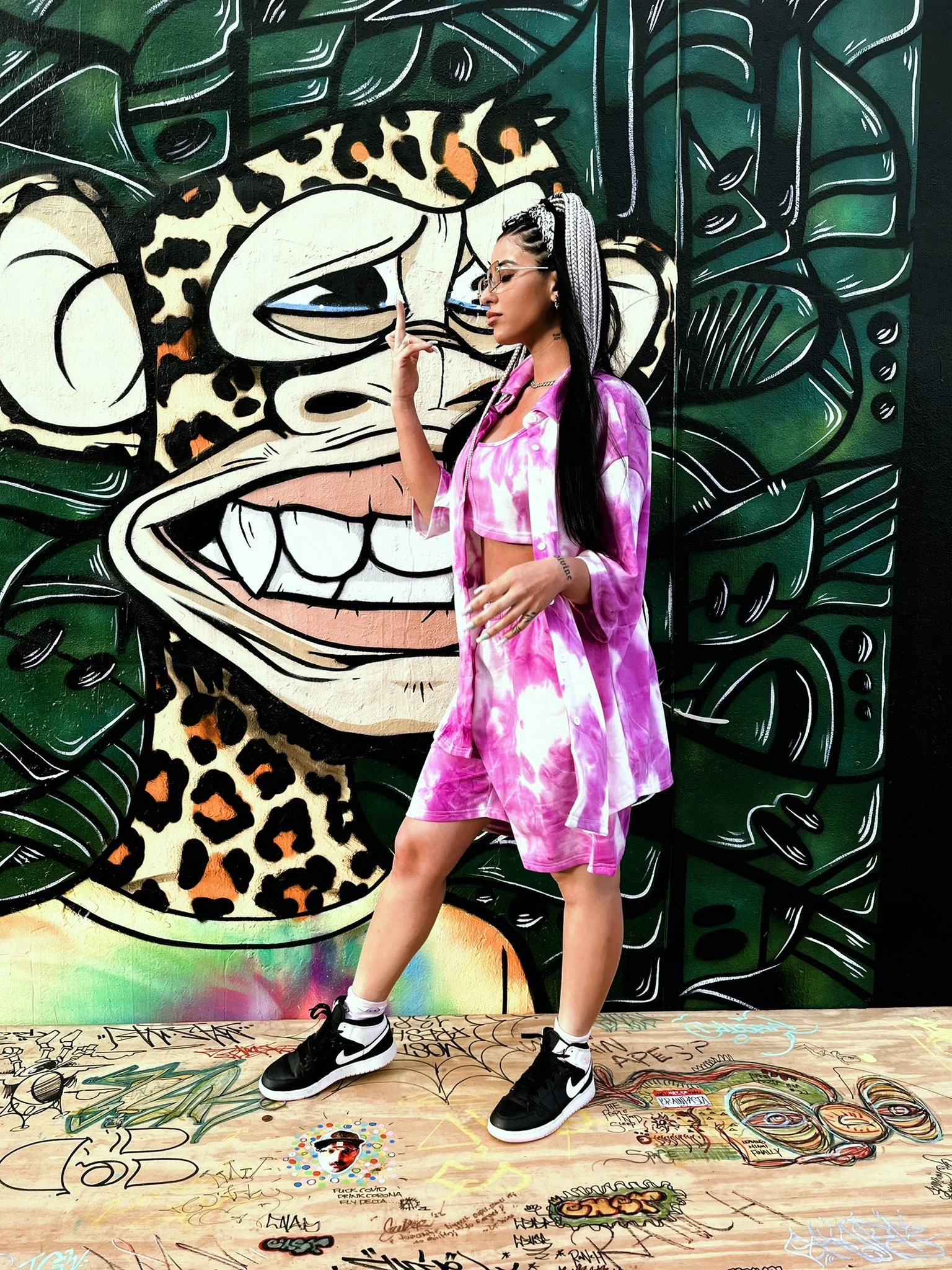 Bored Ape Wall of Fame Mural in Miami by Roc Sol Wynwood Allapattah - BAYC Mural in Miami