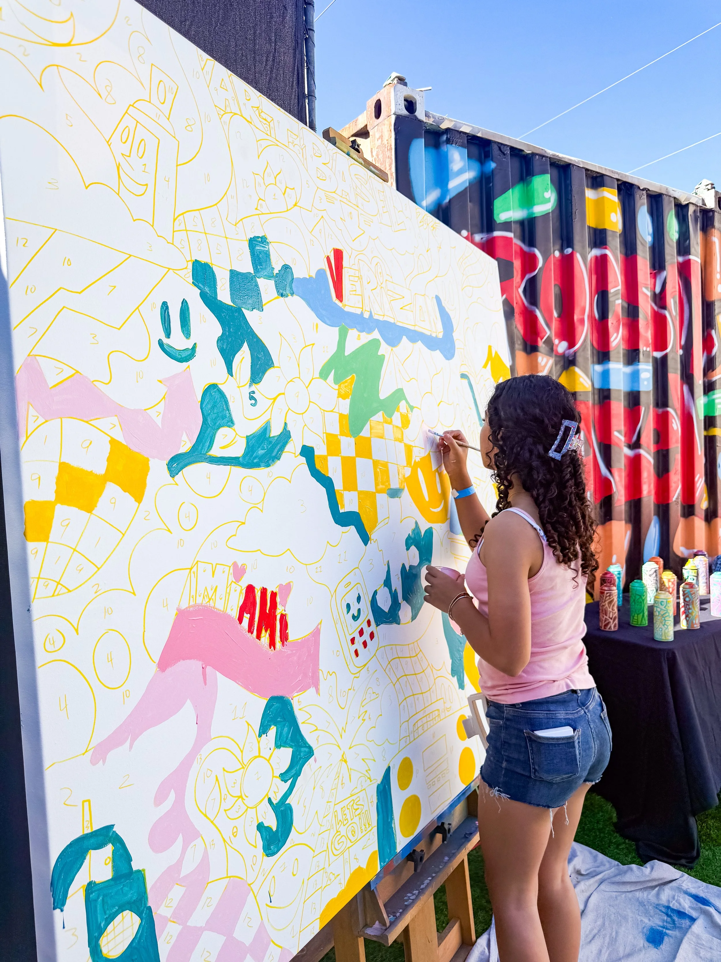 Hive Wynwood 2025 with Verizon, Roc Sol, and Project Roadmap Murals