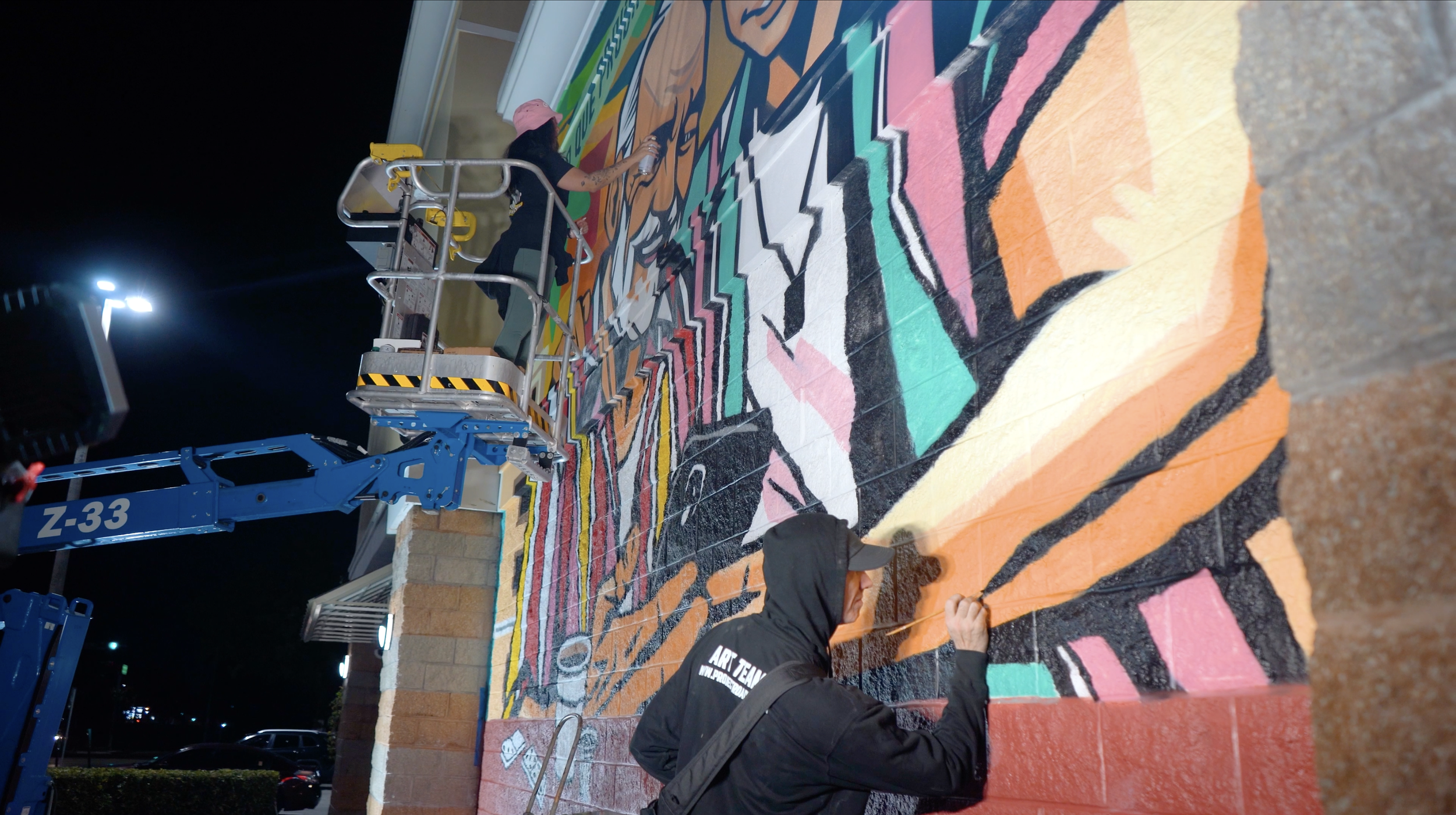 Verizon Hialeah Mural by Miss Lushy, Roc Sol, Dennis Perez and Project Roadmap Murals - Miami Mural Team, Hialeah Murals