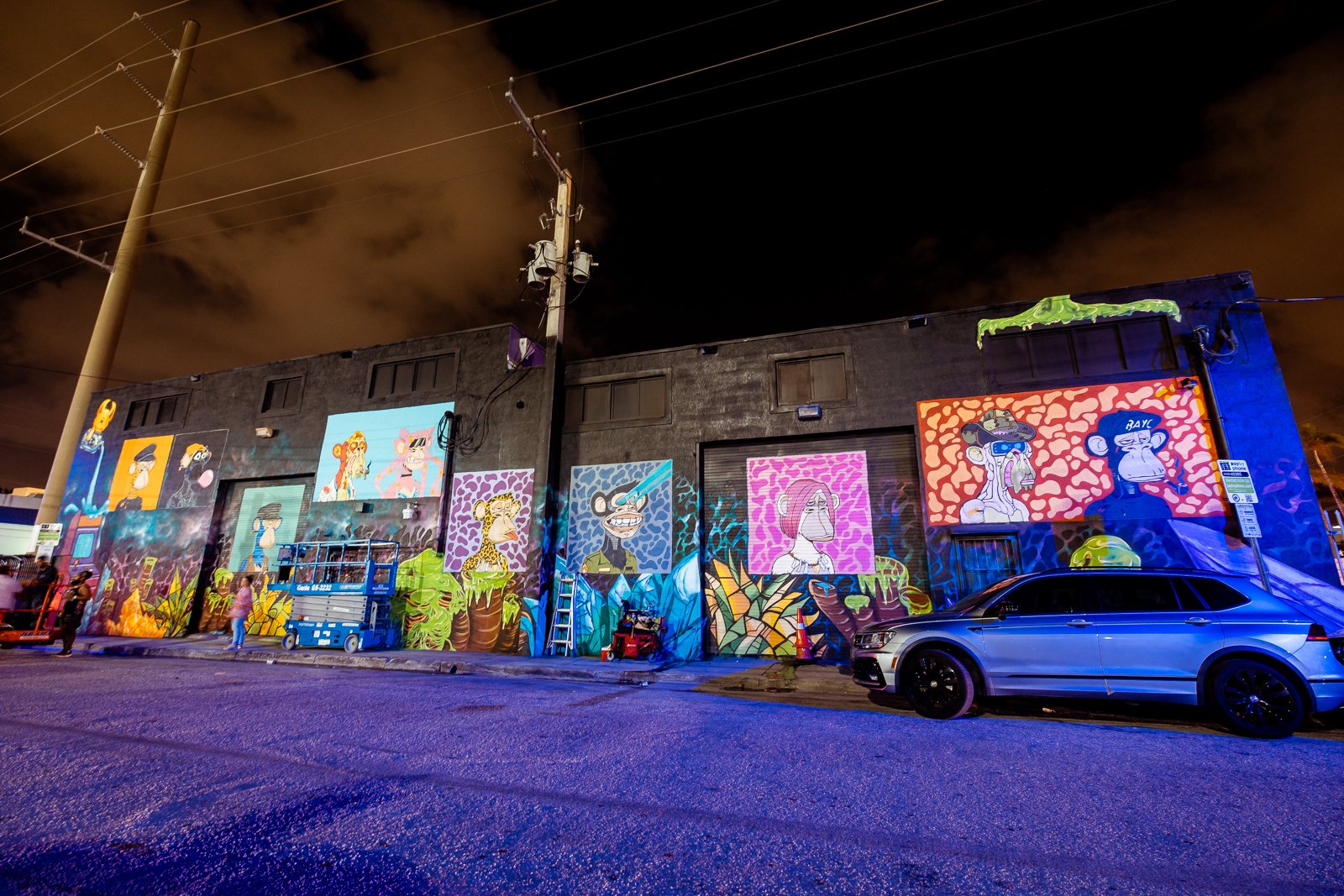 Otherblock Miami 2022 at Fun Dimension Mural in Wynwood by Roc Sol Swickie Dee Perez 