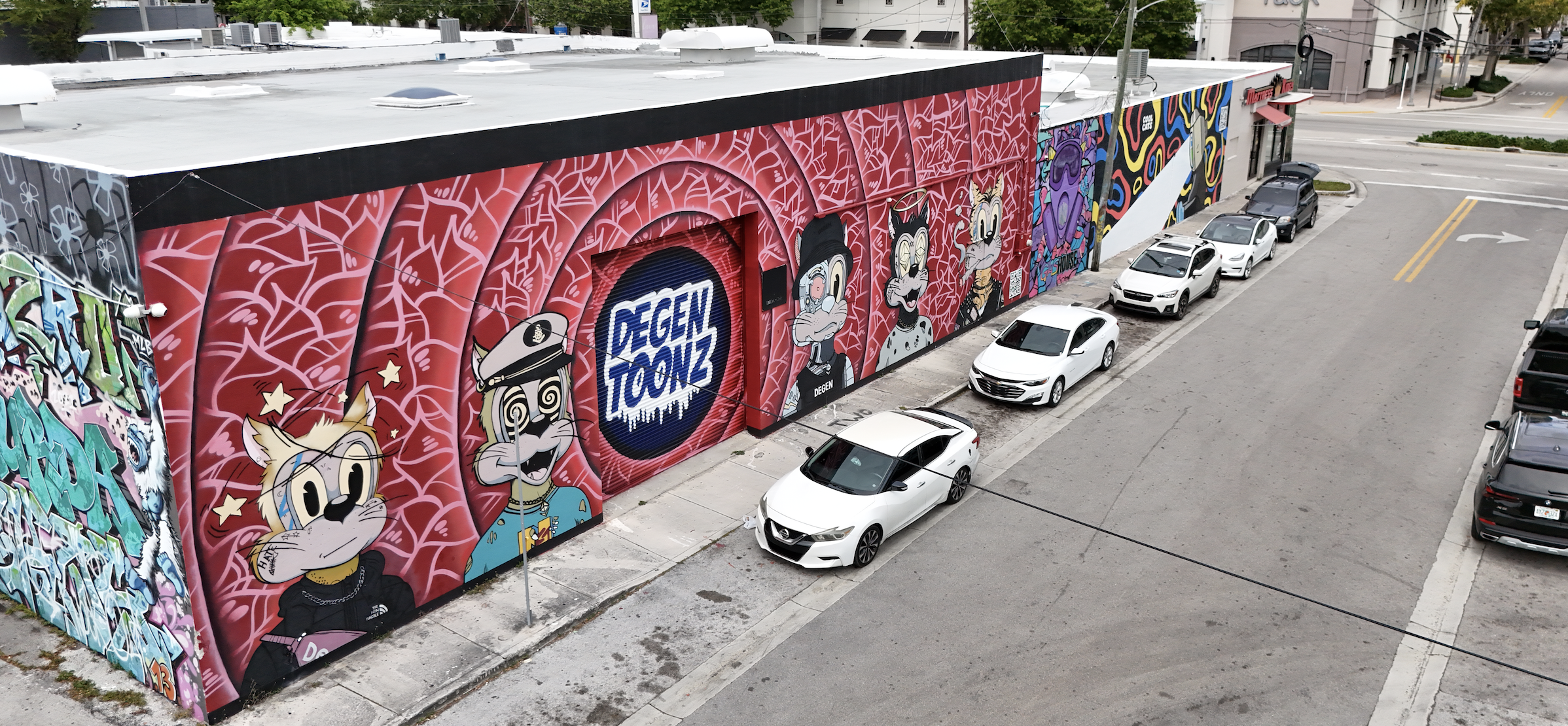 Degen Toonz Mural by Roc Sol and Project Roadmap - Murals by Project Roadmap