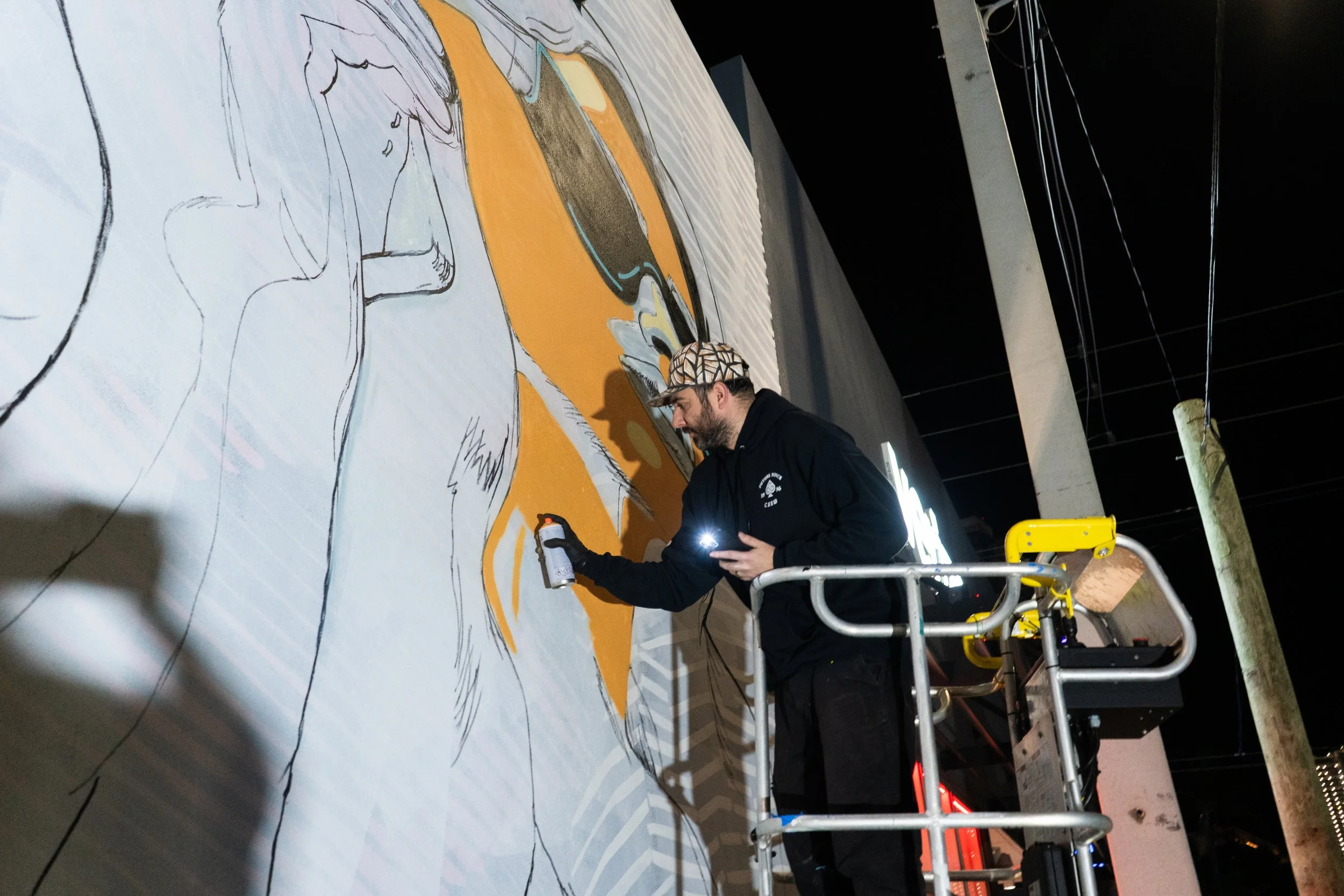 Verizon Wynwood Midtown Miami Mural by Roc Sol, Dennis Perez and Project Roadmap Murals - Miami Mural Team, Wynwood Murals