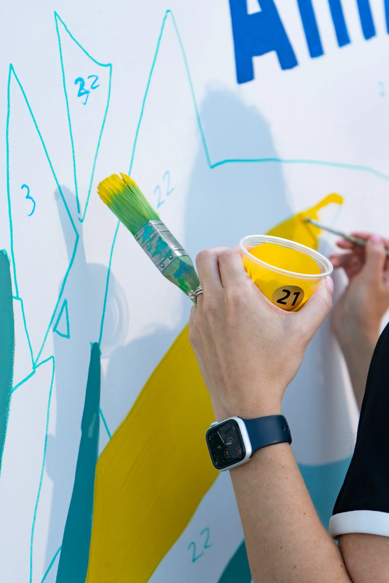 Amara Wynwood Paint by Numbers Mural Canvas - Community Murals by Project Roadmap