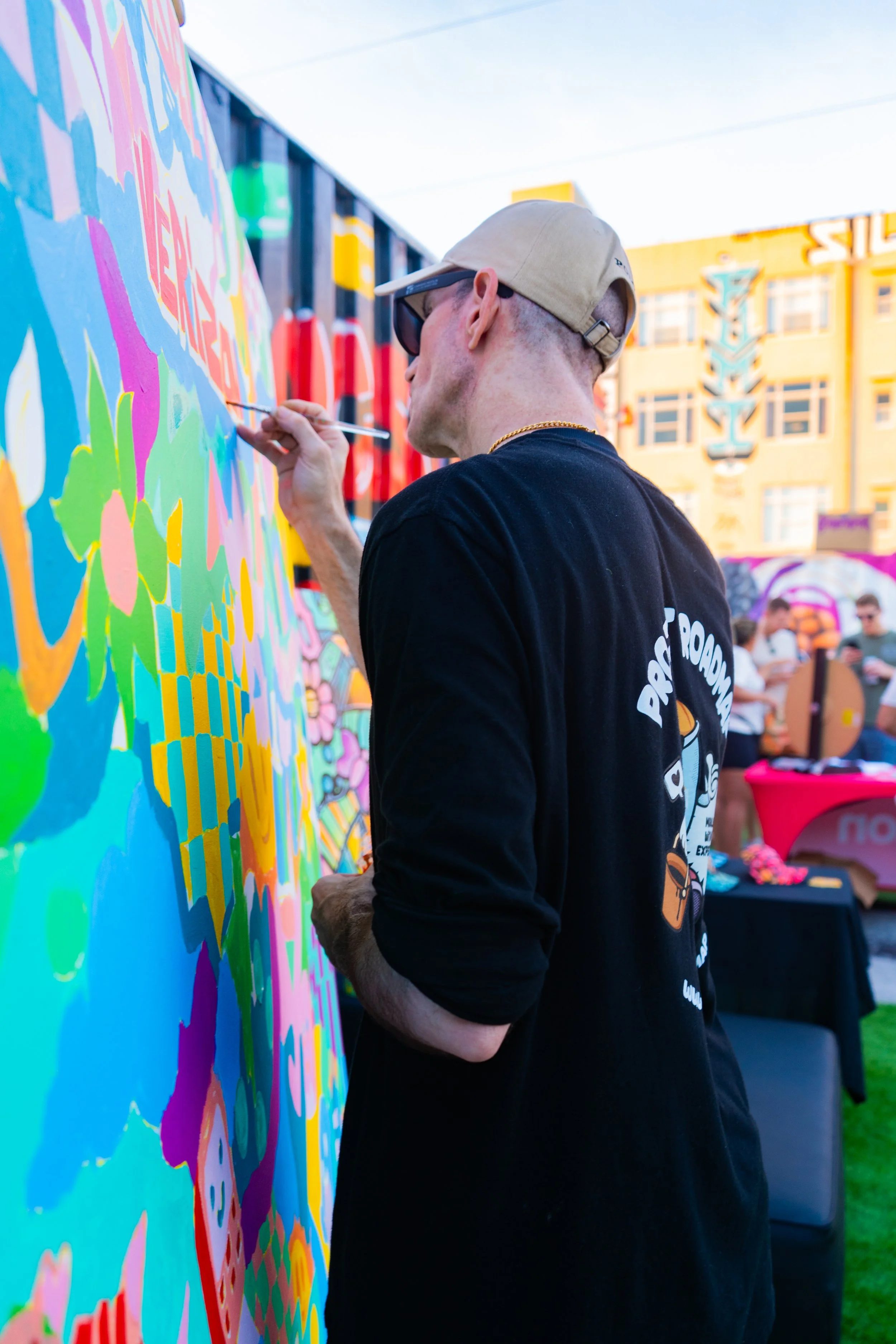 Hive Wynwood 2025 with Verizon, Roc Sol, Dee Perez, Miss Lushy and Project Roadmap Murals