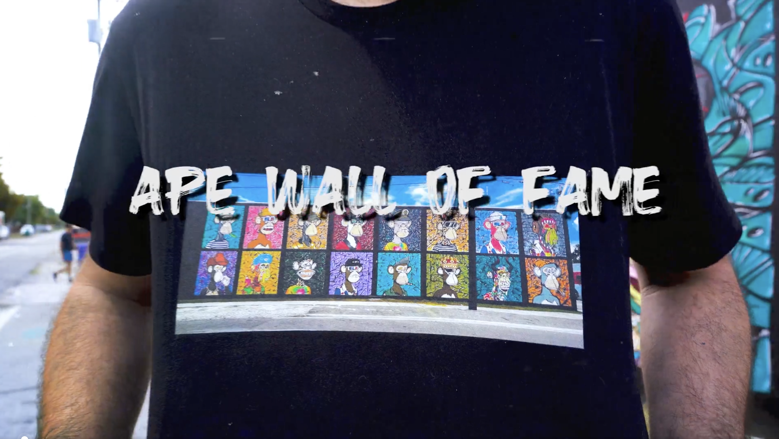 Bored Ape Wall of Fame Mural in Miami by Roc Sol Wynwood Allapattah - BAYC Mural in Miami
