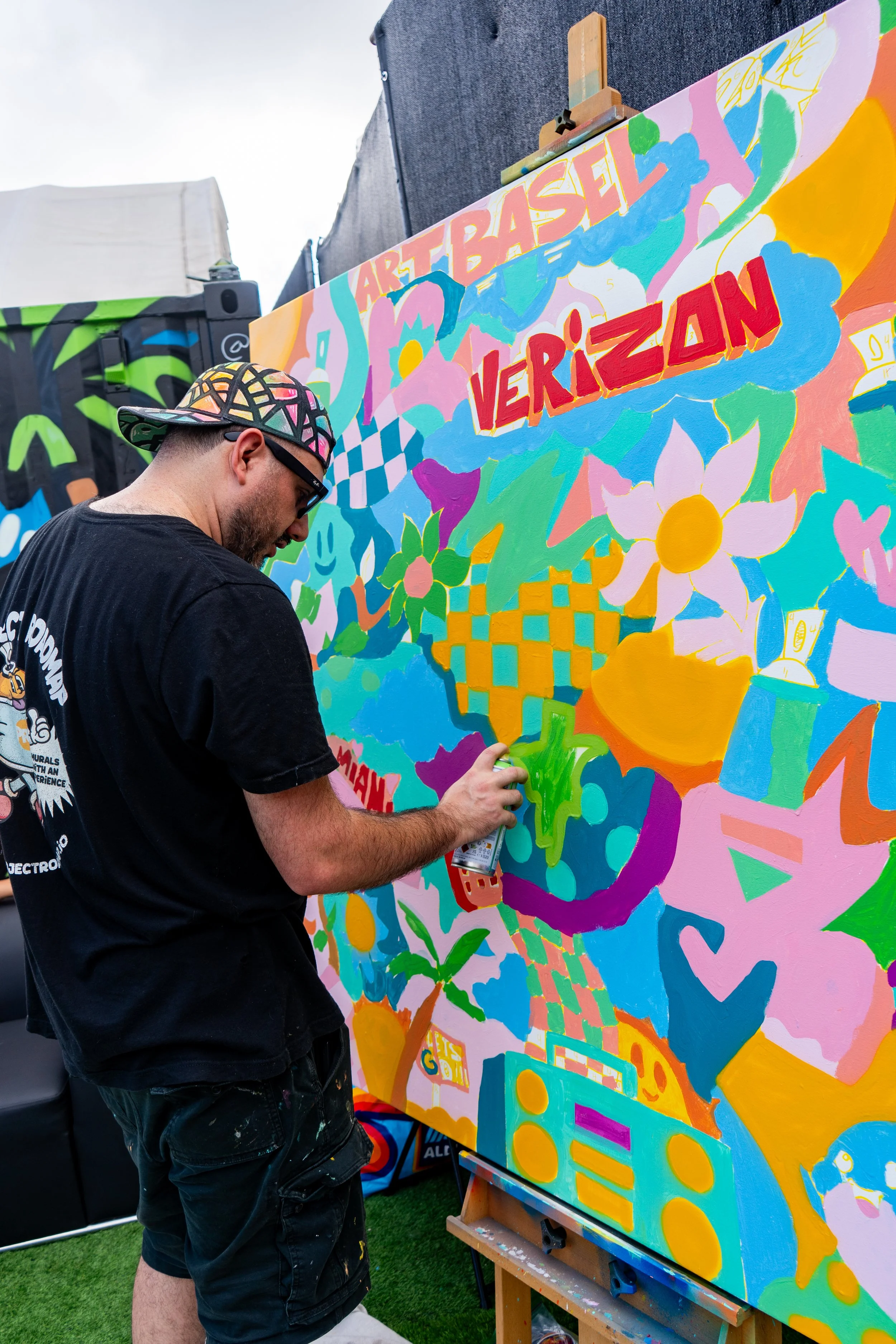 Hive Wynwood 2025 with Verizon, Roc Sol, Dee Perez, Miss Lushy and Project Roadmap Murals