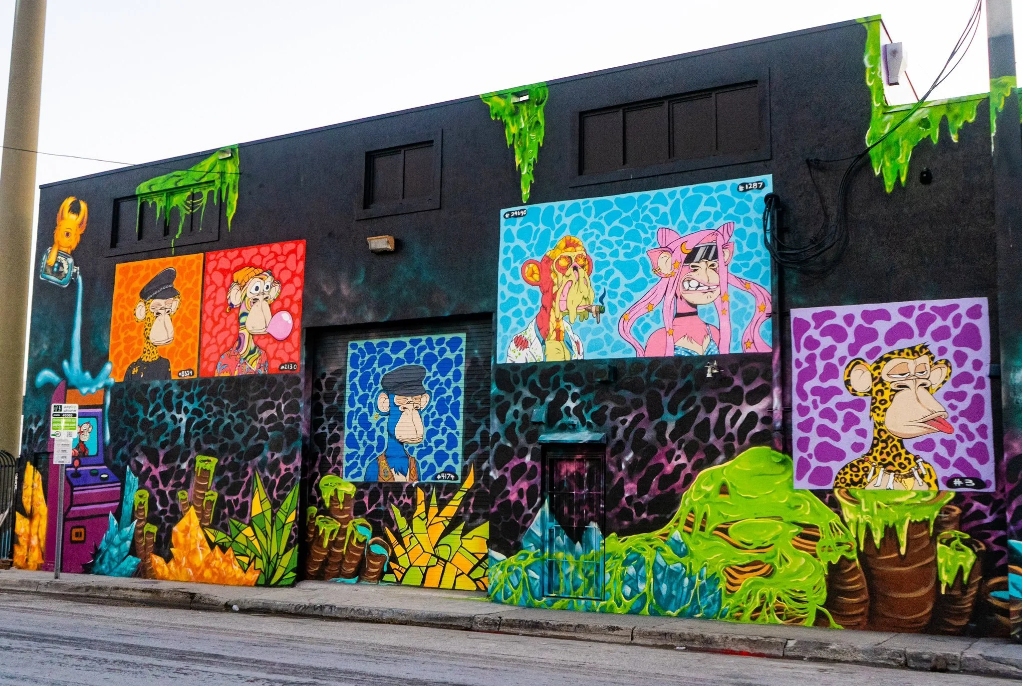 Otherblock Miami 2022 at Fun Dimension Mural in Wynwood by Roc Sol Swickie Dee Perez 