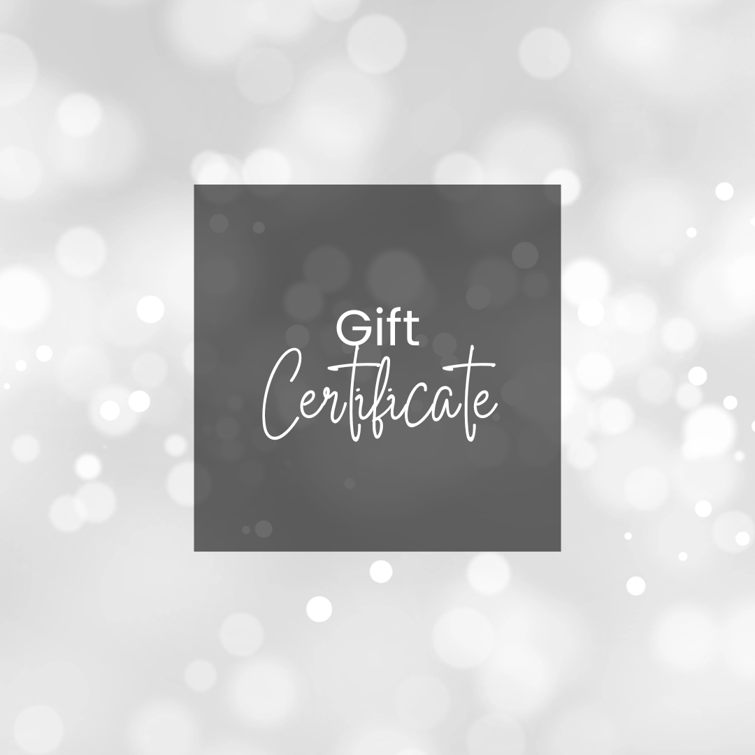 Custom Gift Certificate