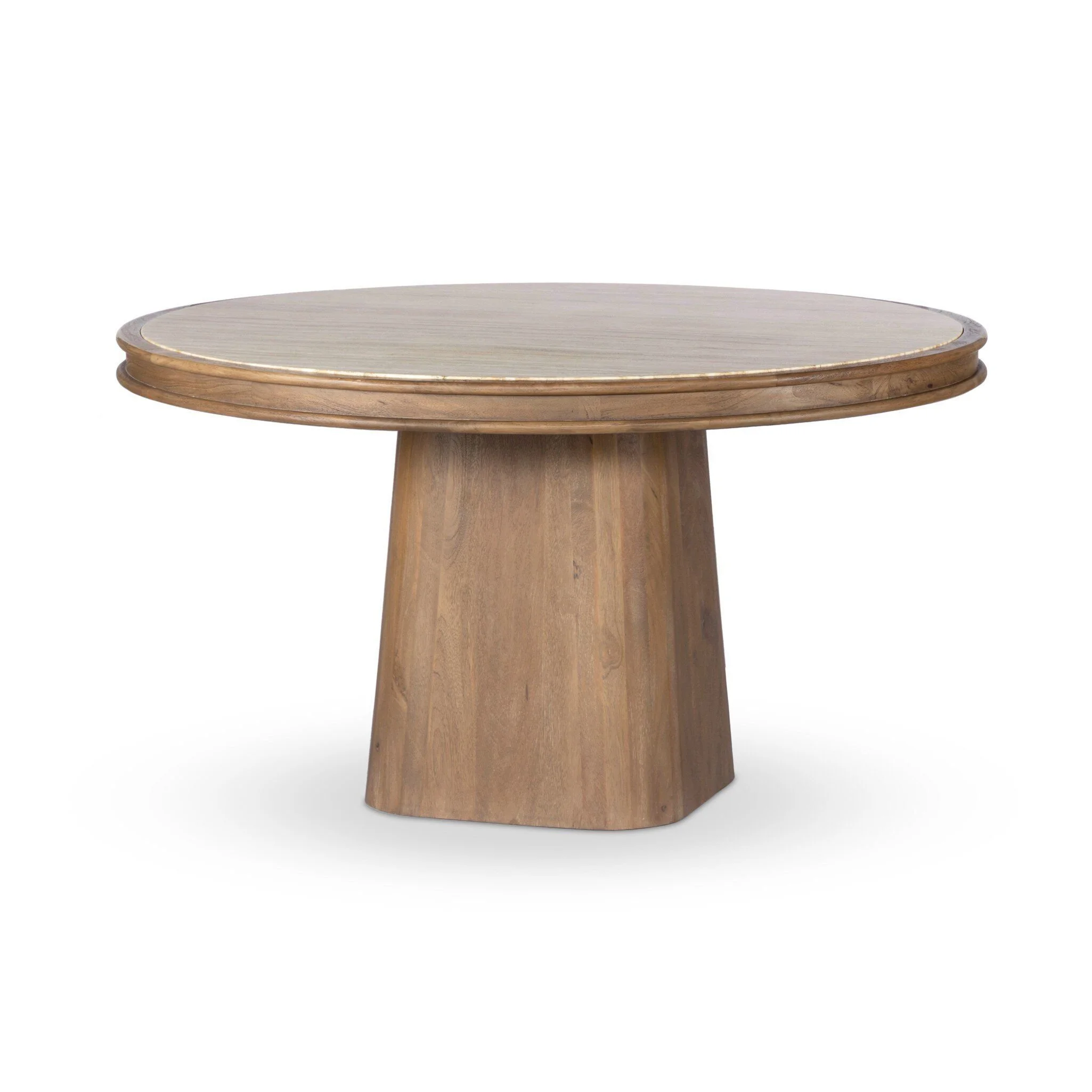 Medium brown wood table