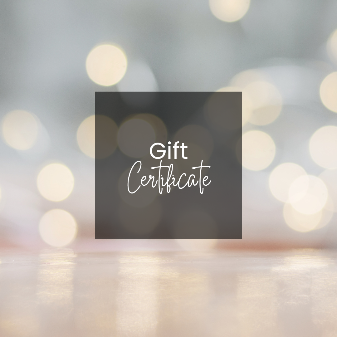 Custom Gift Certificate