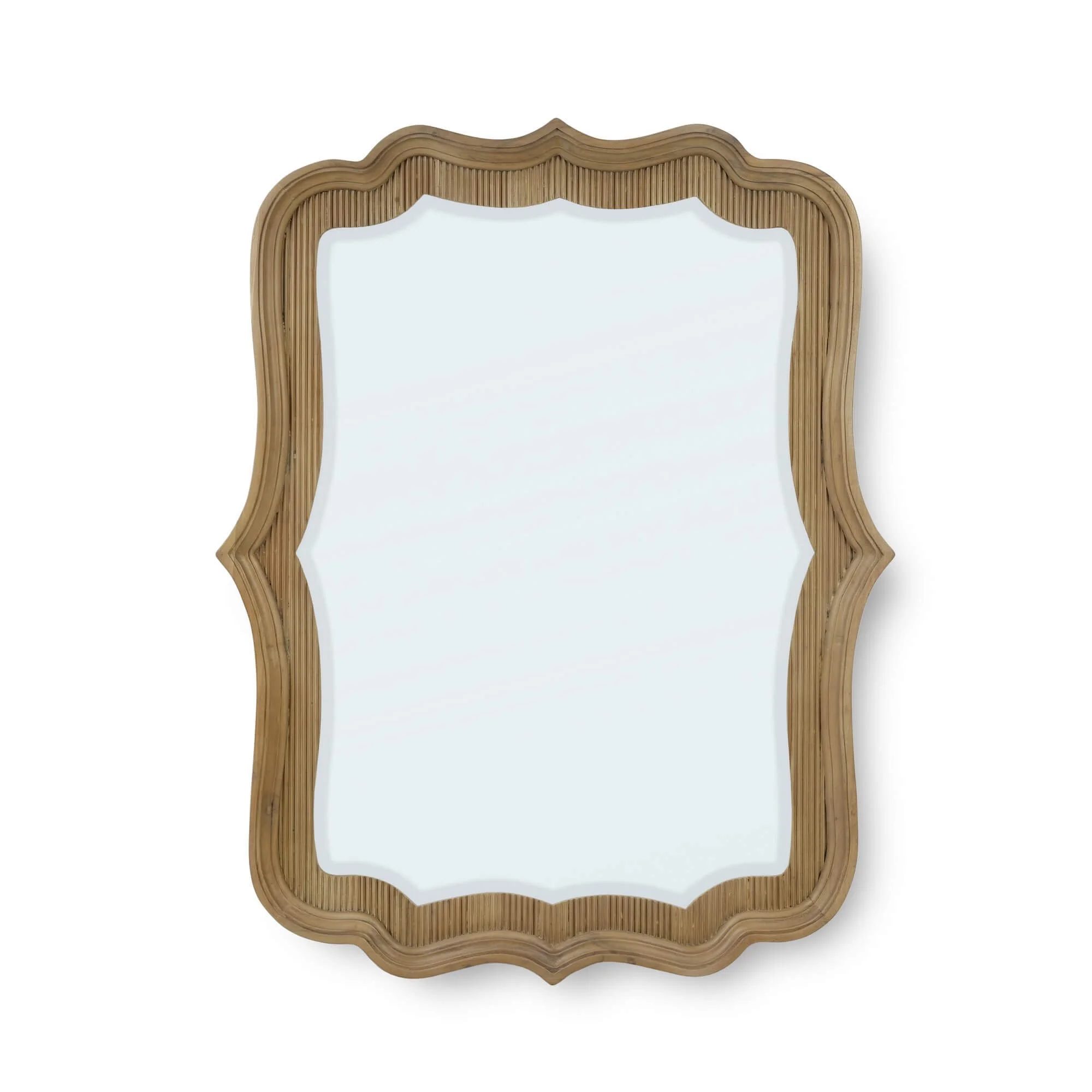 carved wooden mirror