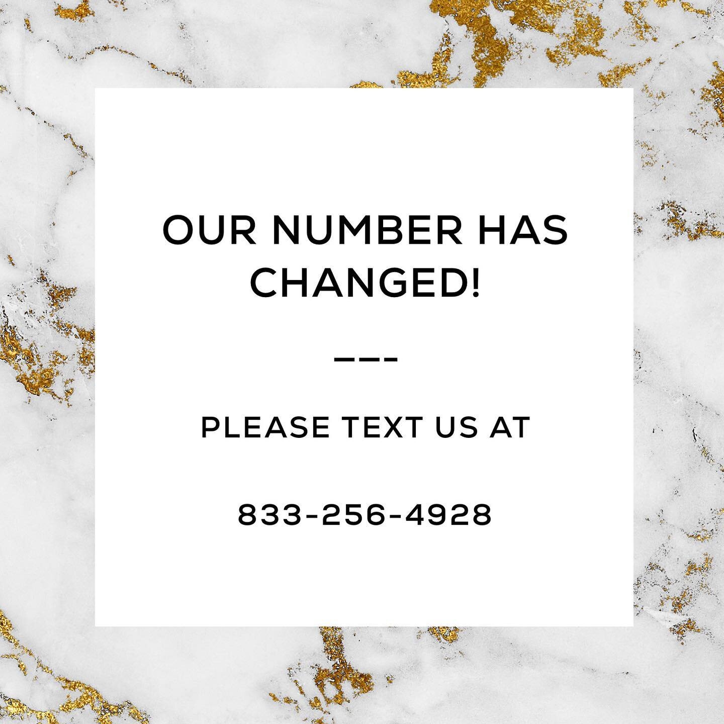 OUR NUMBER HAS CHANGED! 
Please TEXT us at 833-256-4928!
.
*This number does not make outgoing calls, if you leave a voicemail, your message will be returned with a text. 
.
Book online at orosalonsf.com
Or our new automated assistant can help you bo