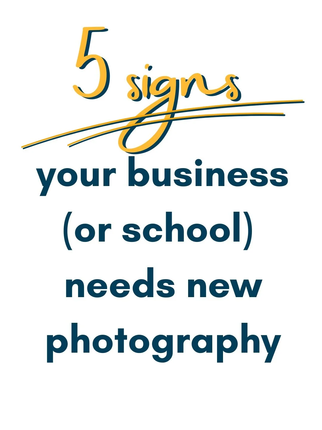 Swipe through ... if any of these sound familiar, it might be time 👉

Your website images are more than 2 years old

You hesitate before sharing your own website or socials

Your images don&rsquo;t reflect what your business or school actually feels