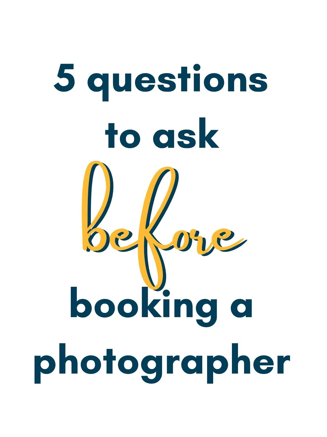 Before you book a photographer, ask these five questions.

The answers will tell you everything about whether they&rsquo;re the right fit for your business or school.

A great photographer doesn&rsquo;t just show up and shoot. They ask about your goa