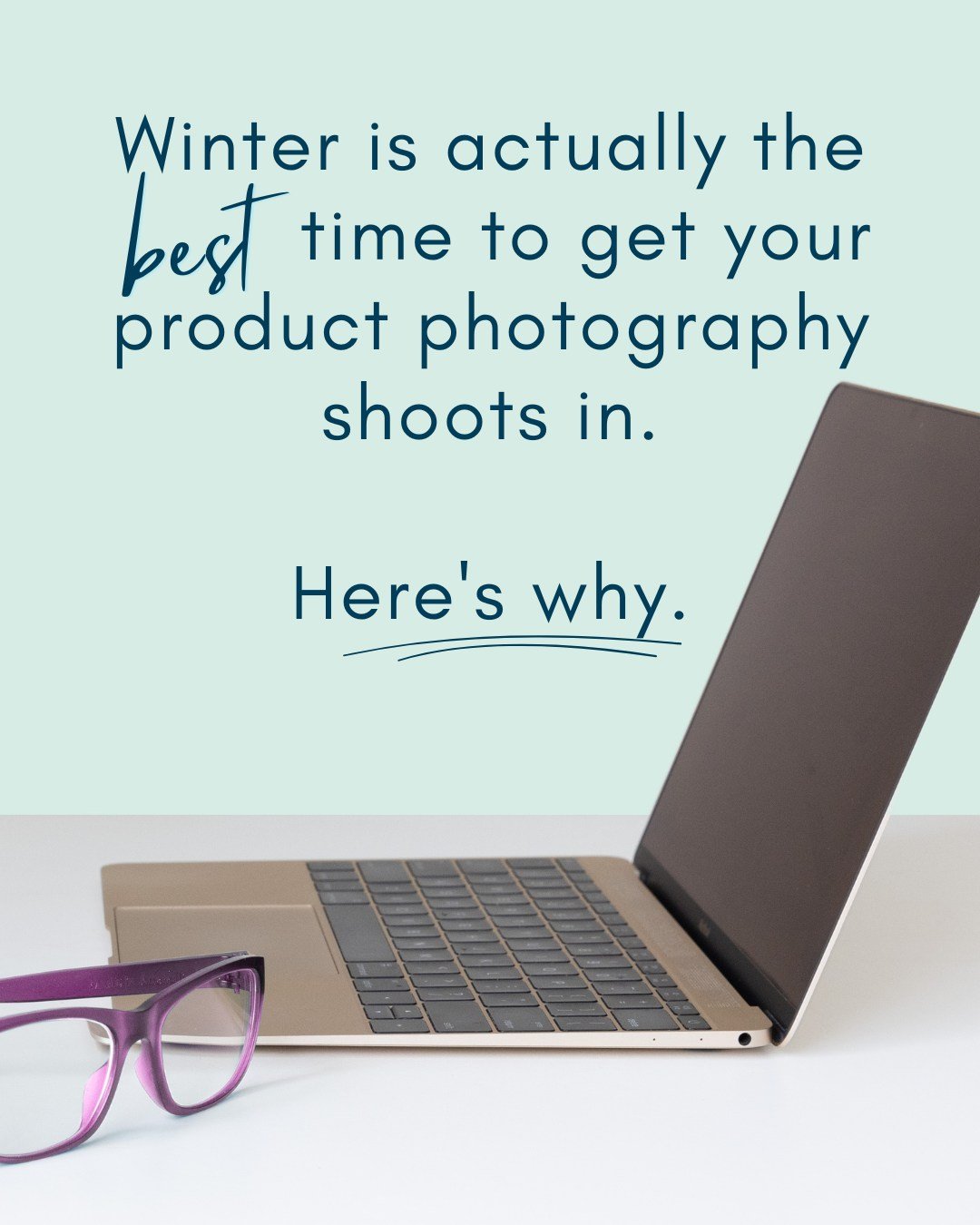 Winter is actually the best time to get your product photography done. Read on to find out why.

Here's something most product-based businesses don't realise:
Winter is actually the perfect time to get your e-commerce photography done.

You're indoor