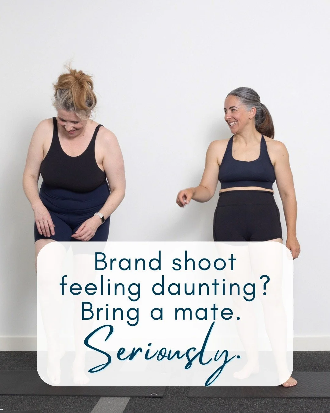 Brand shoot feeling daunting? Then bring a mate. Seriously.

What if a brand shoot didn't have to feel daunting?

I'm unofficially introducing the "business buddy shoot" after chatting with a couple of busy business owners earlier this week