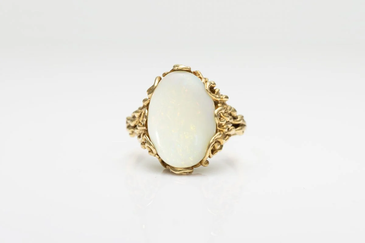 Opal ring, product photography, Studio Collins Photography